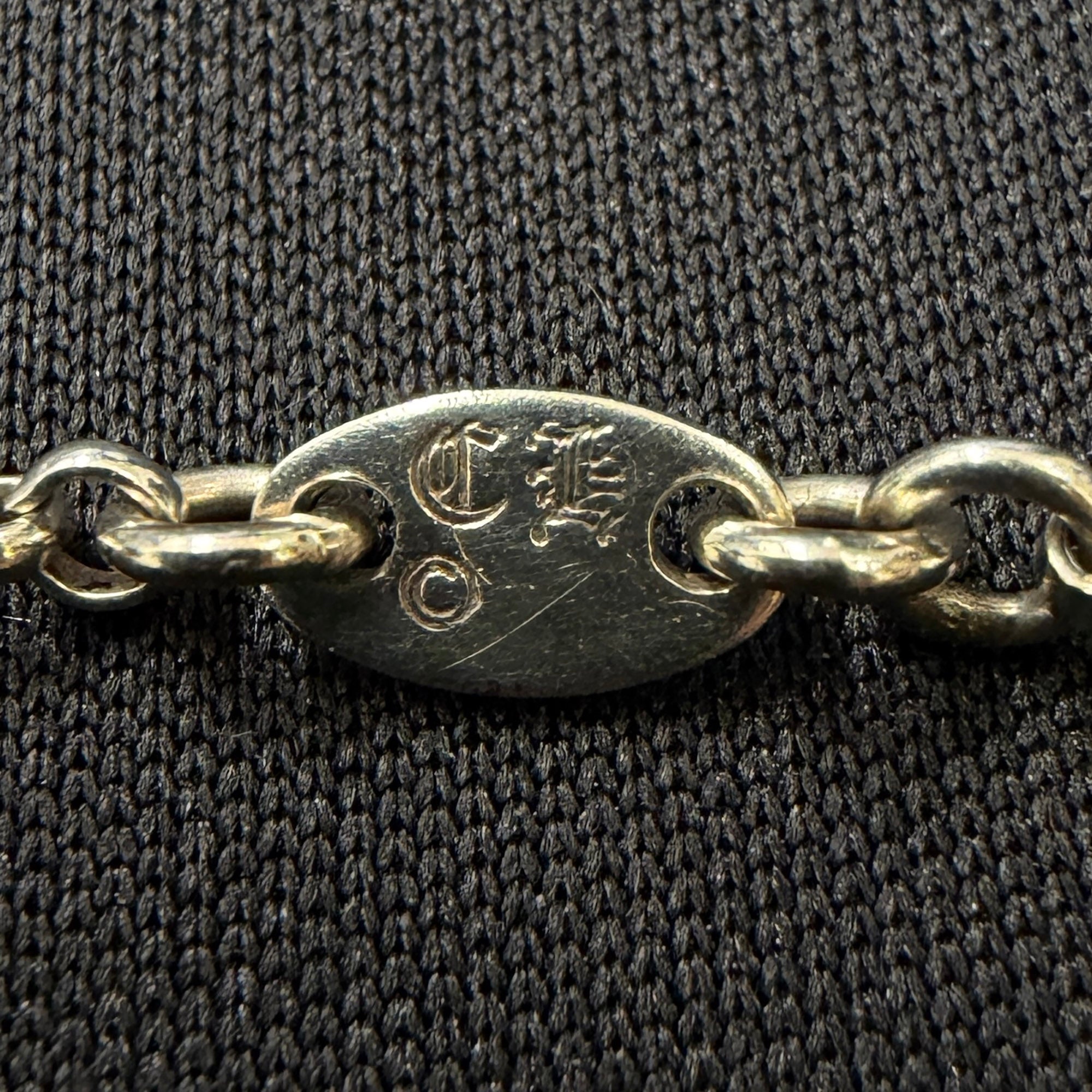 CHROME HEARTS Roll Chain Necklace Size 16 Inch クロムハーツ ロール