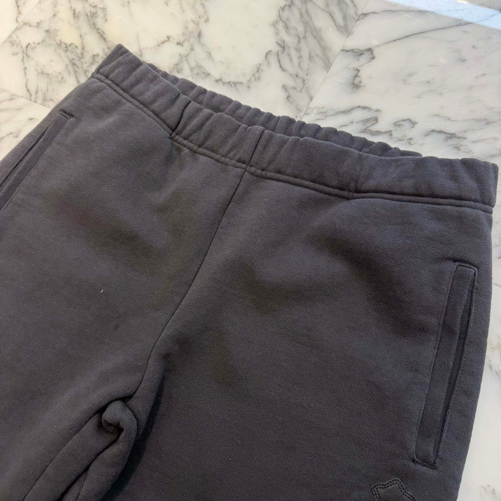 CHROME HEARTS Y NOT 3 Cemetery Cross Leather Patch Sweat Pants Size M クロムハーツ ワイノット 3セメタリークロス レザーパッチ スウェットパンツ サイズM