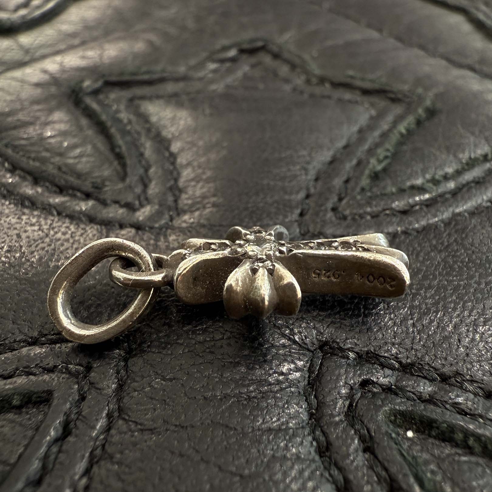 CHROME HEARTS Baby Fat Cross Pave Diamond Pendant Top クロムハーツ ベビーファット クロス パヴェダイヤモンド ペンダントトップ