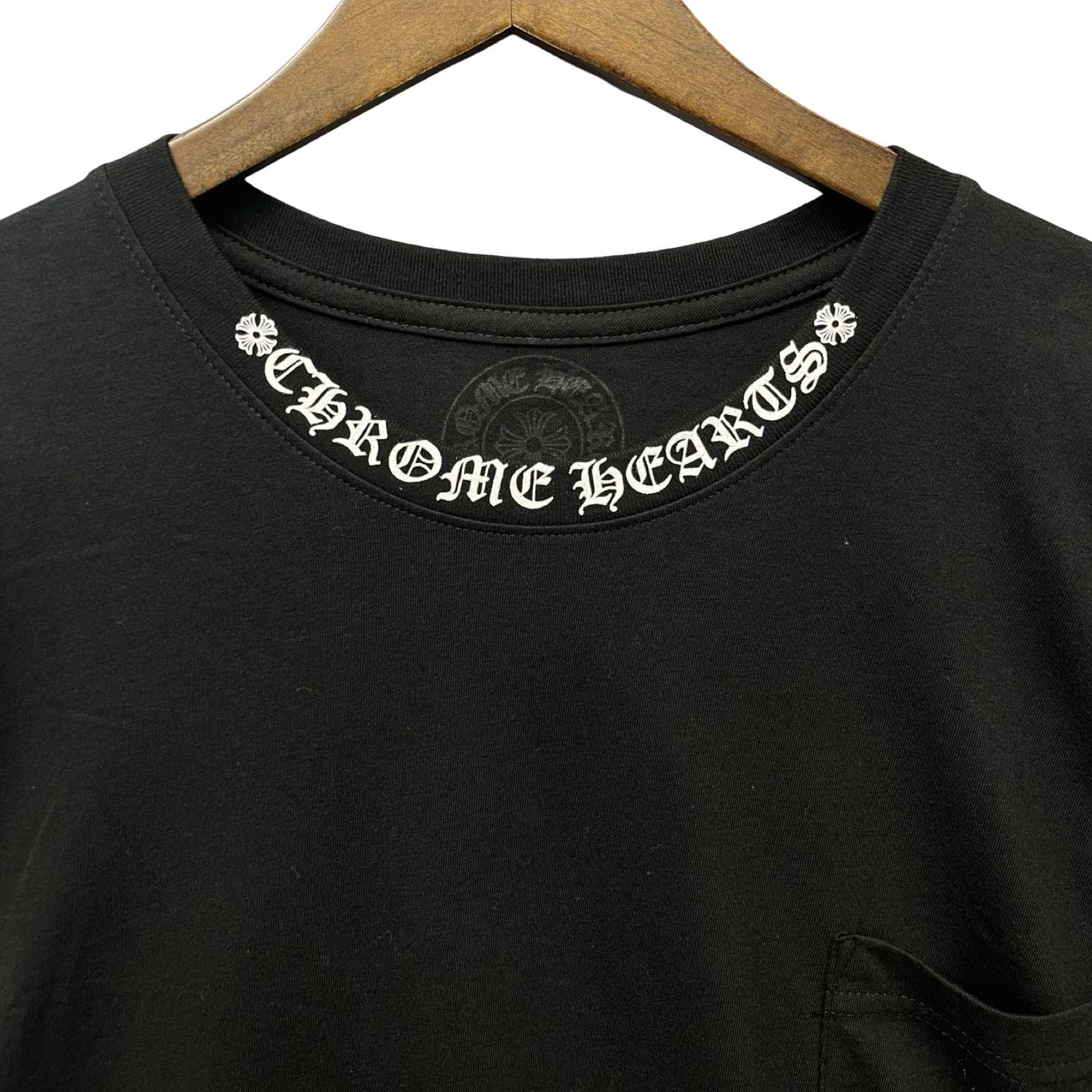 CHROME HEARTS Neck Logo Tee Size XXL