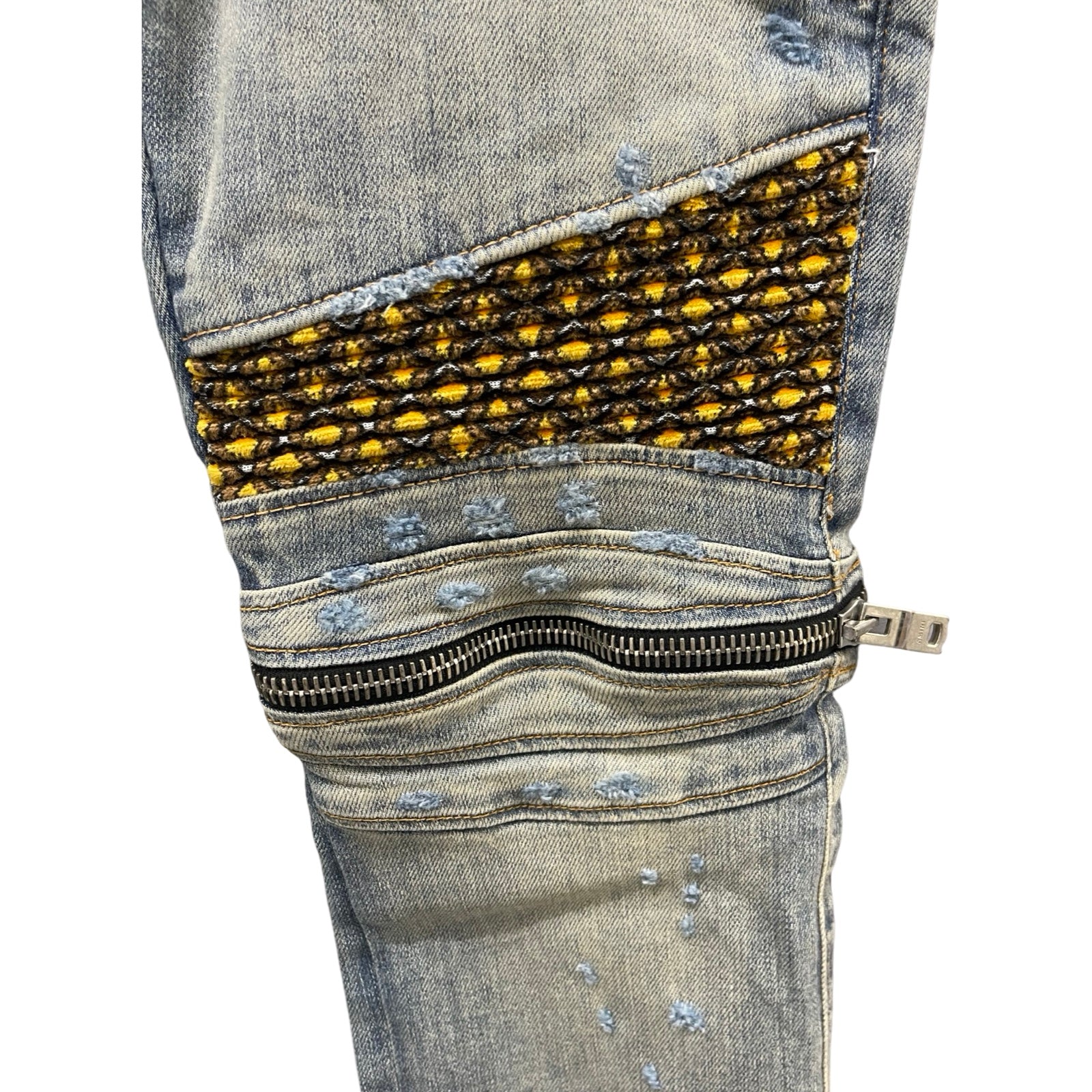 AMIRI 2021AW Velvet PJ MX2 Jean Clay Indigo MDS076 408 Size 33