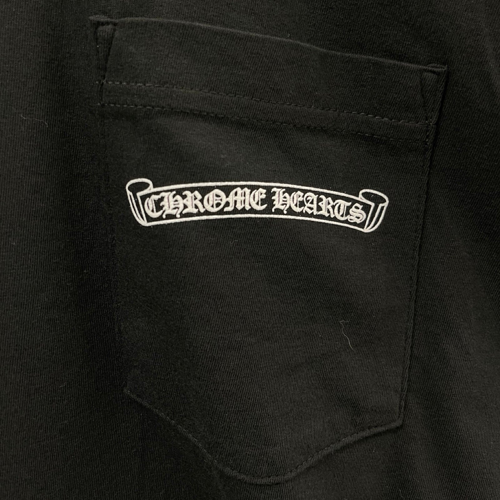 CHROME HEARTS Back Scroll Label Logo Long Sleeve Tee Size L