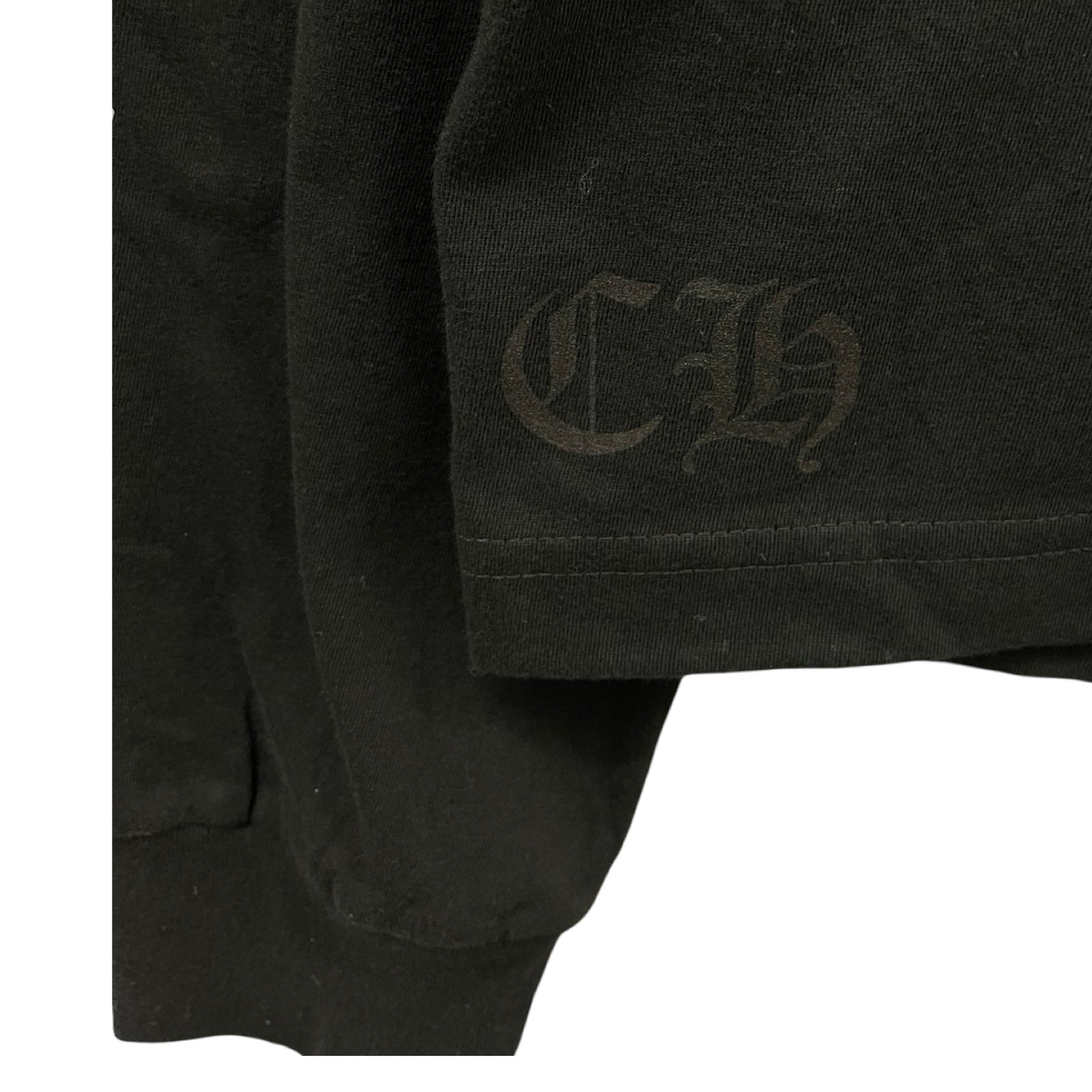 CHROME HEARTS Back Scroll Label Logo Long Sleeve Tee Size L
