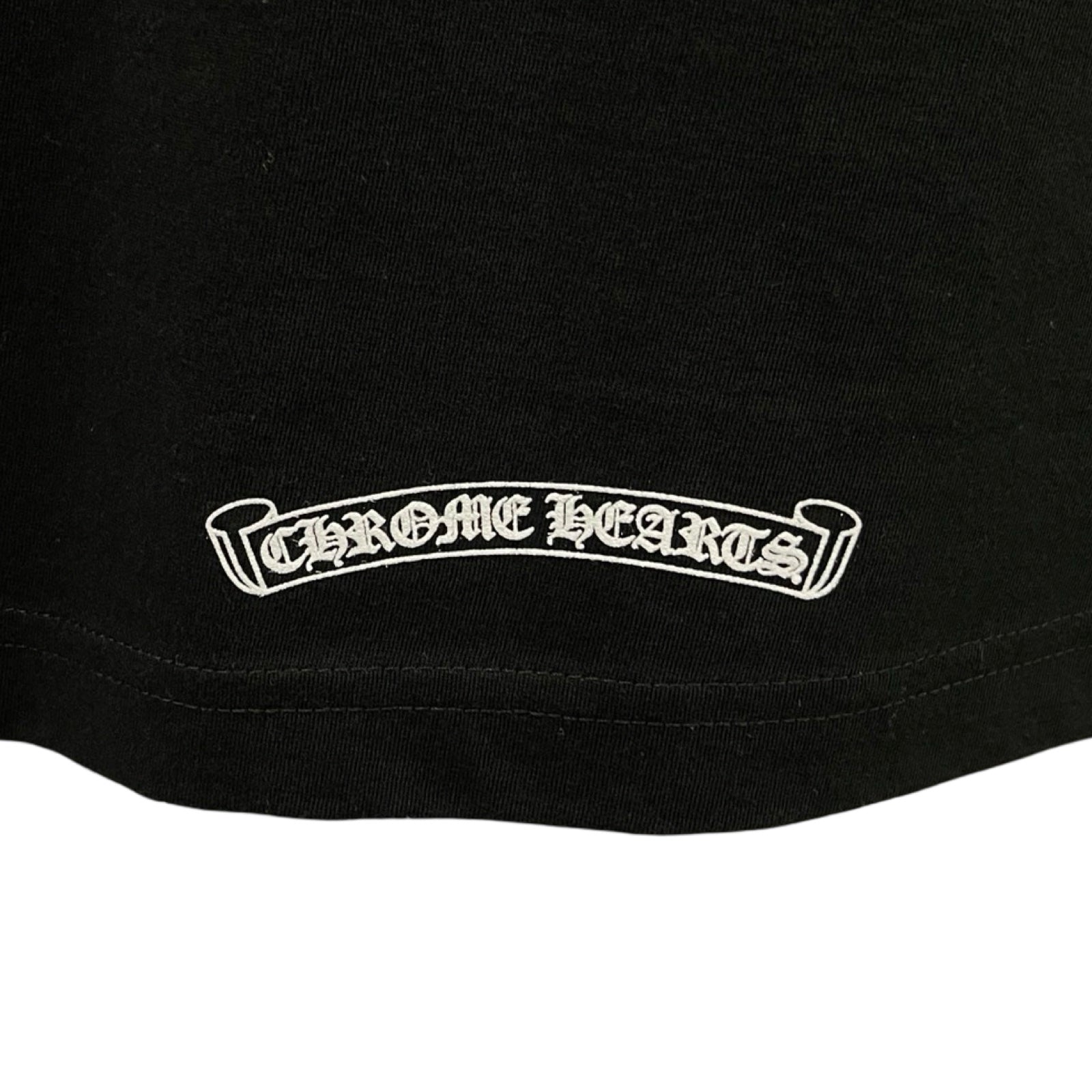 CHROME HEARTS Back Scroll Label Logo Long Sleeve Tee Size L