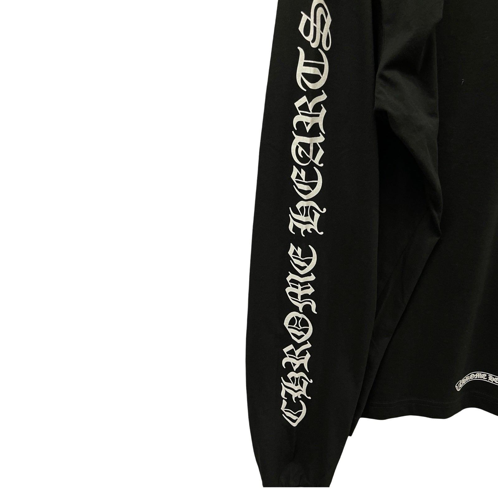 CHROME HEARTS Back Scroll Label Logo Long Sleeve Tee Size L