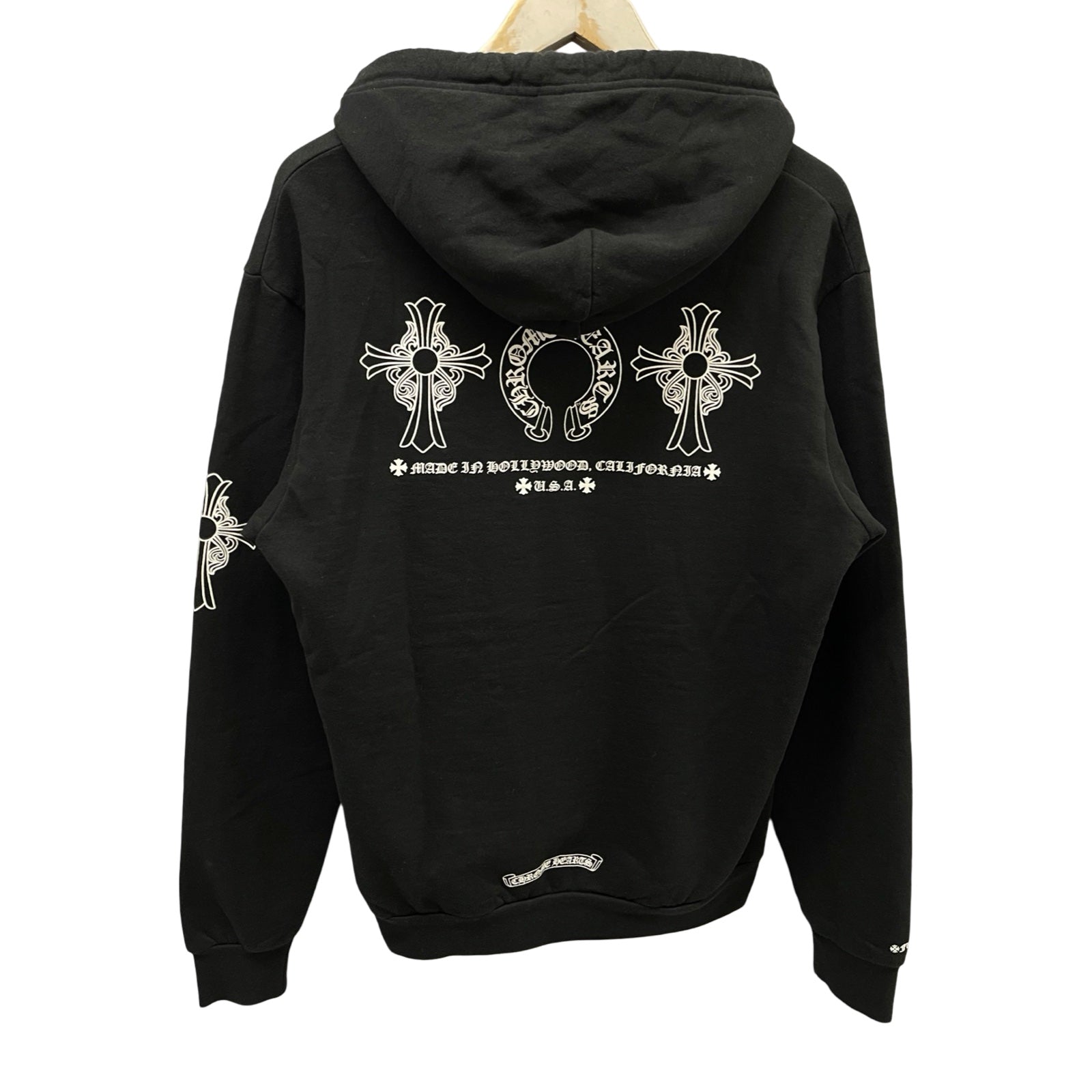 CHROME HEARTS Made In Hollywood 3 ICON Pullover Hoodie Size M