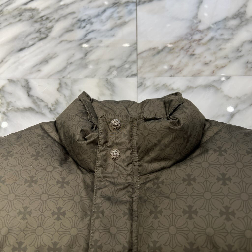 CHROME HEARTS CH Plus Stiff Down Vest Size M クロムハーツ CHプラス