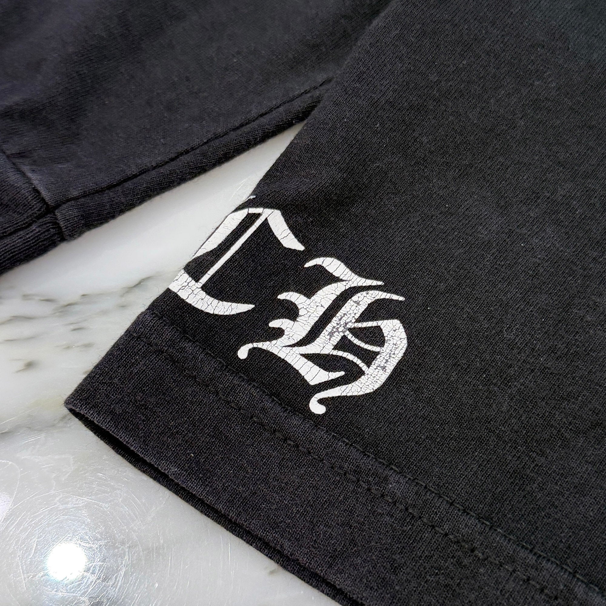 CHROME HEARTS Medallion Docking Scroll Logo Long Sleeve Tee Size L クロムハーツ メダリオンドッキング スクロールロゴ ロングスリーブTシャツ サイズL