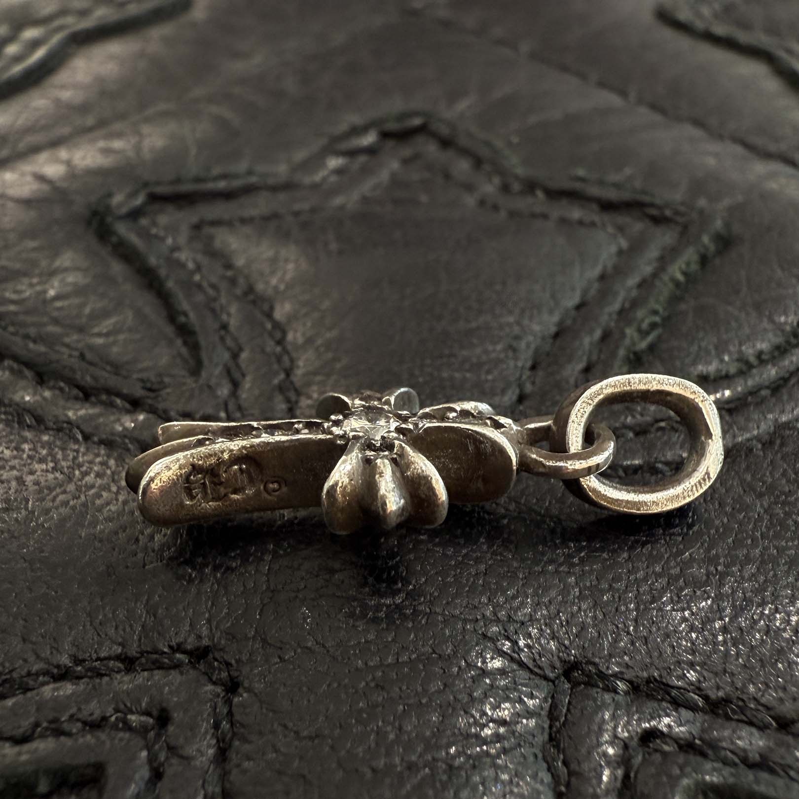 CHROME HEARTS Baby Fat Cross Pave Diamond Pendant Top クロムハーツ ベビーファット クロス パヴェダイヤモンド ペンダントトップ