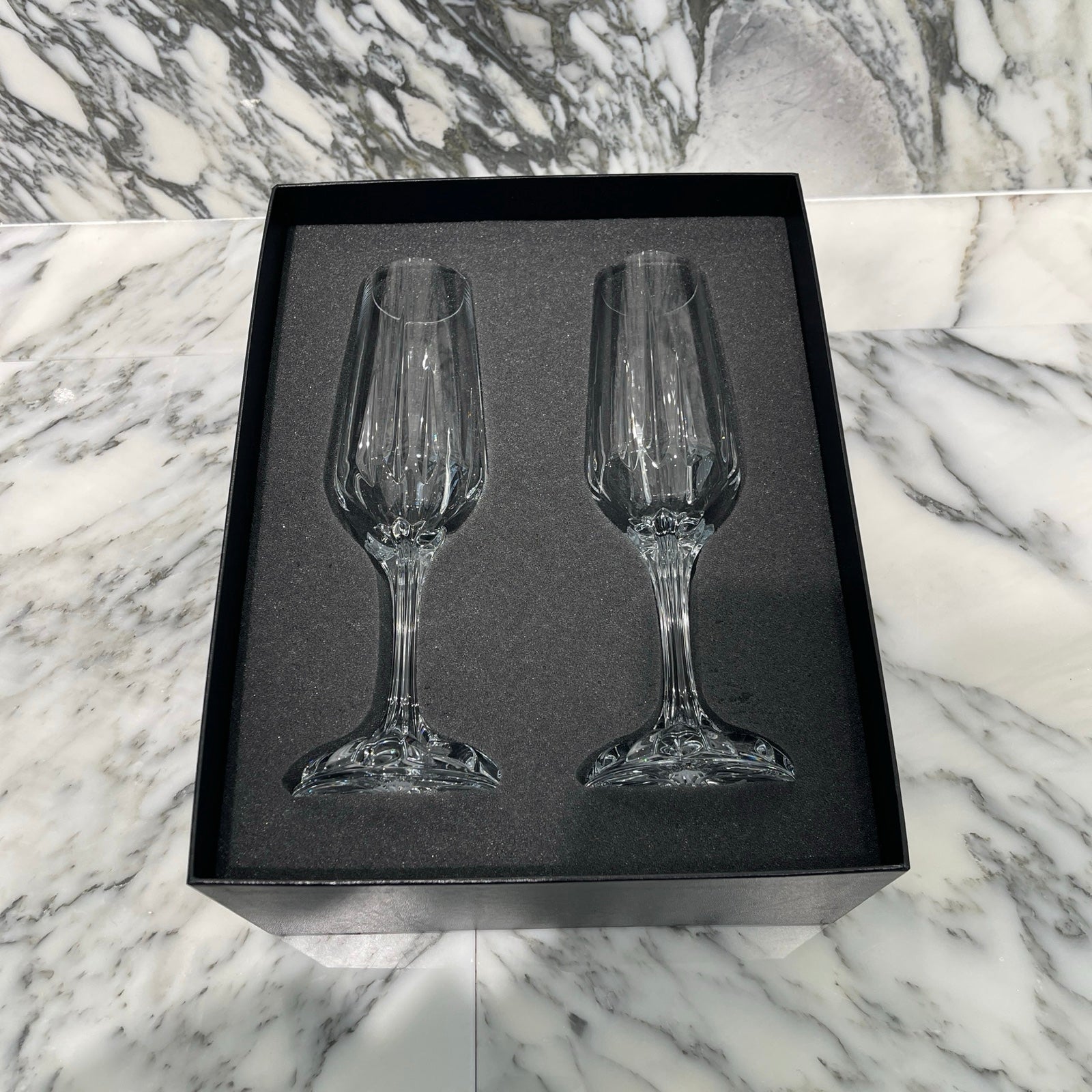 CHROME HEARTS × Baccarat CH Plus Crystal Champagne Glasses クロムハーツ × バカラ CHプラス クリスタル シャンパン グラス
