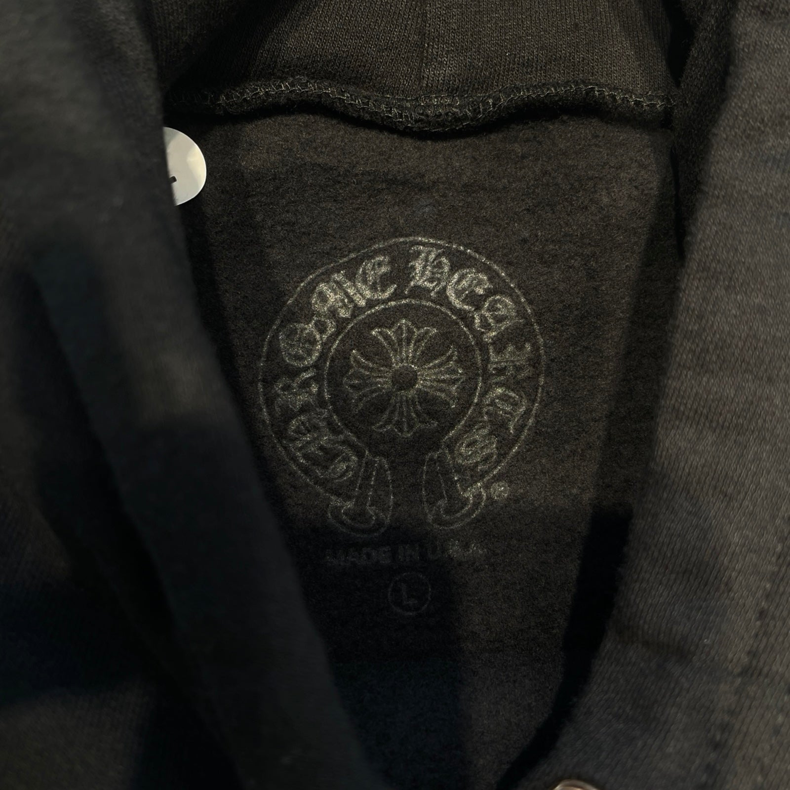 CHROME HEARTS Las Vegas Limited Silver Horseshoe Pullover Hoodie Size L クロムハーツ ラスベガス限定 シルバー ホースシュープルオーバーフーディー サイズL