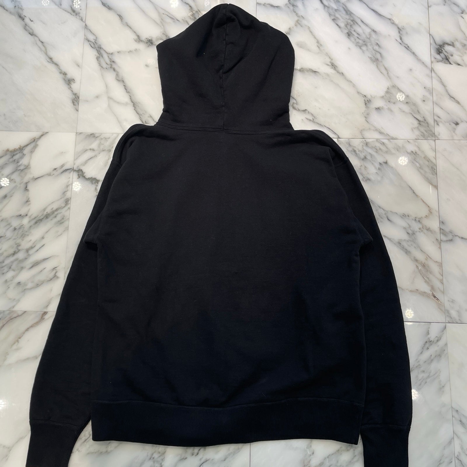 SAINT Mxxxxxx 2024SS Logo Patch Pullover Hoodie SM-YS8-0000-035 Size L セントマイケル ロゴパッチ刺繍 プルオーバーフーディー サイズL