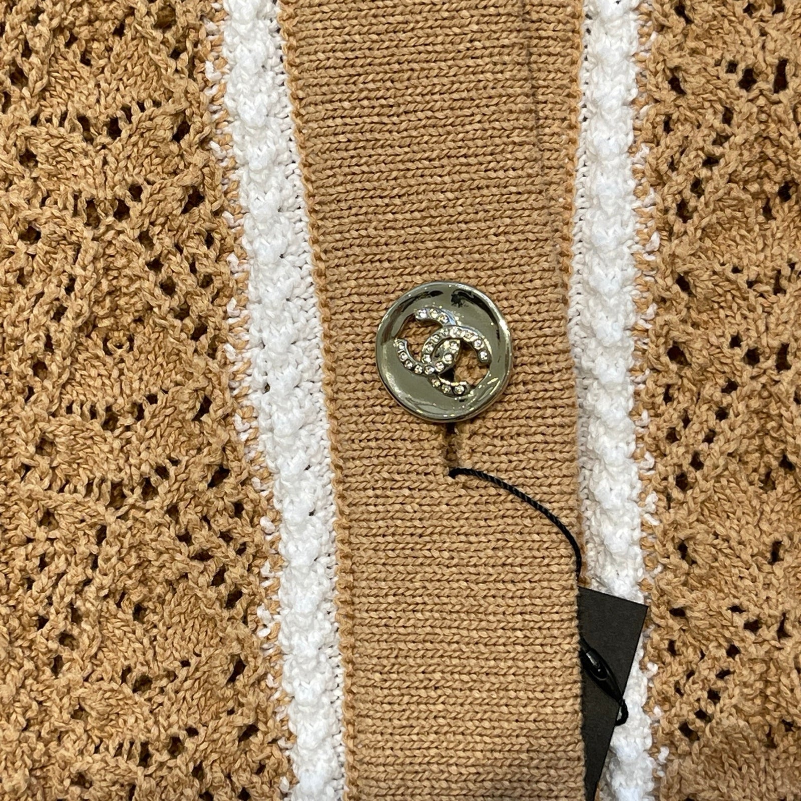 CHANEL 2024 Cruise Coco Mark Button Knit Cardigan P76869K11069 Size 50 シャネル ココマークボタン ニット カーディガン サイズ50