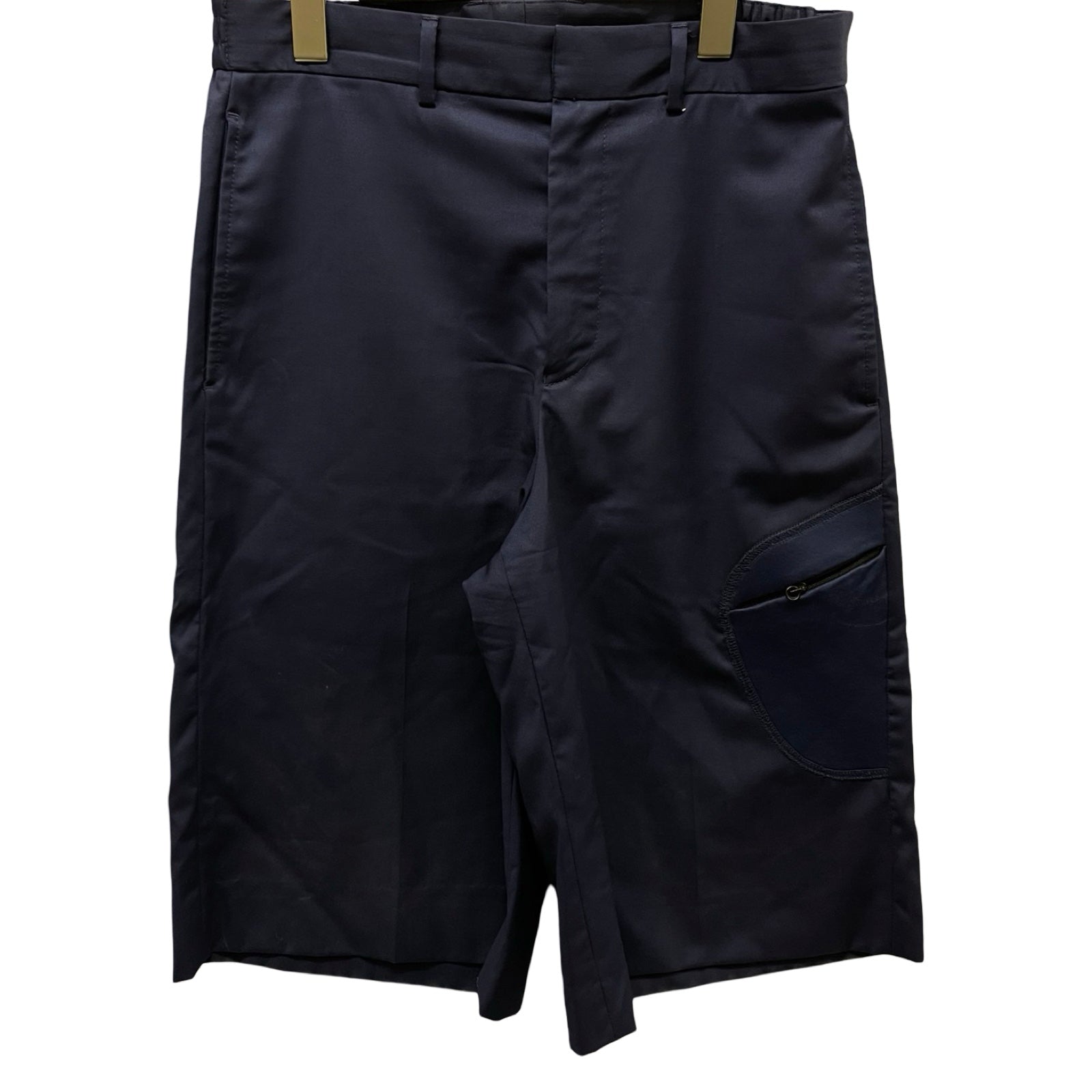 GIVENCHY Wool Twill Bermuda Shorts BM50KU12ZQ Size 44