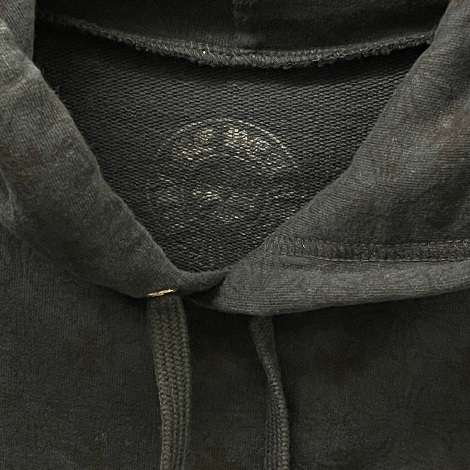 CHROME HEARTS CH Plus Vertical Logo Horseshoe Pullover Hoodie Size XXL