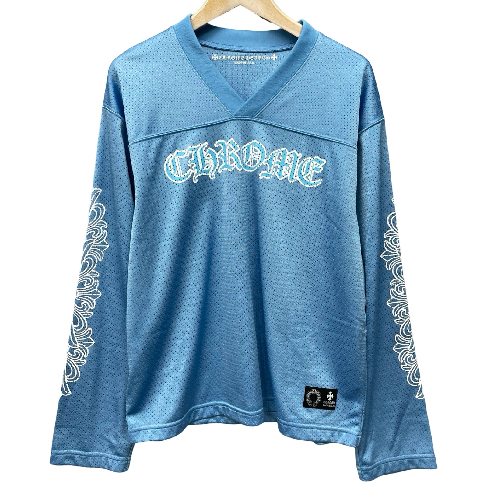 CHROME HEARTS Mesh Warm Up Jersey Size M