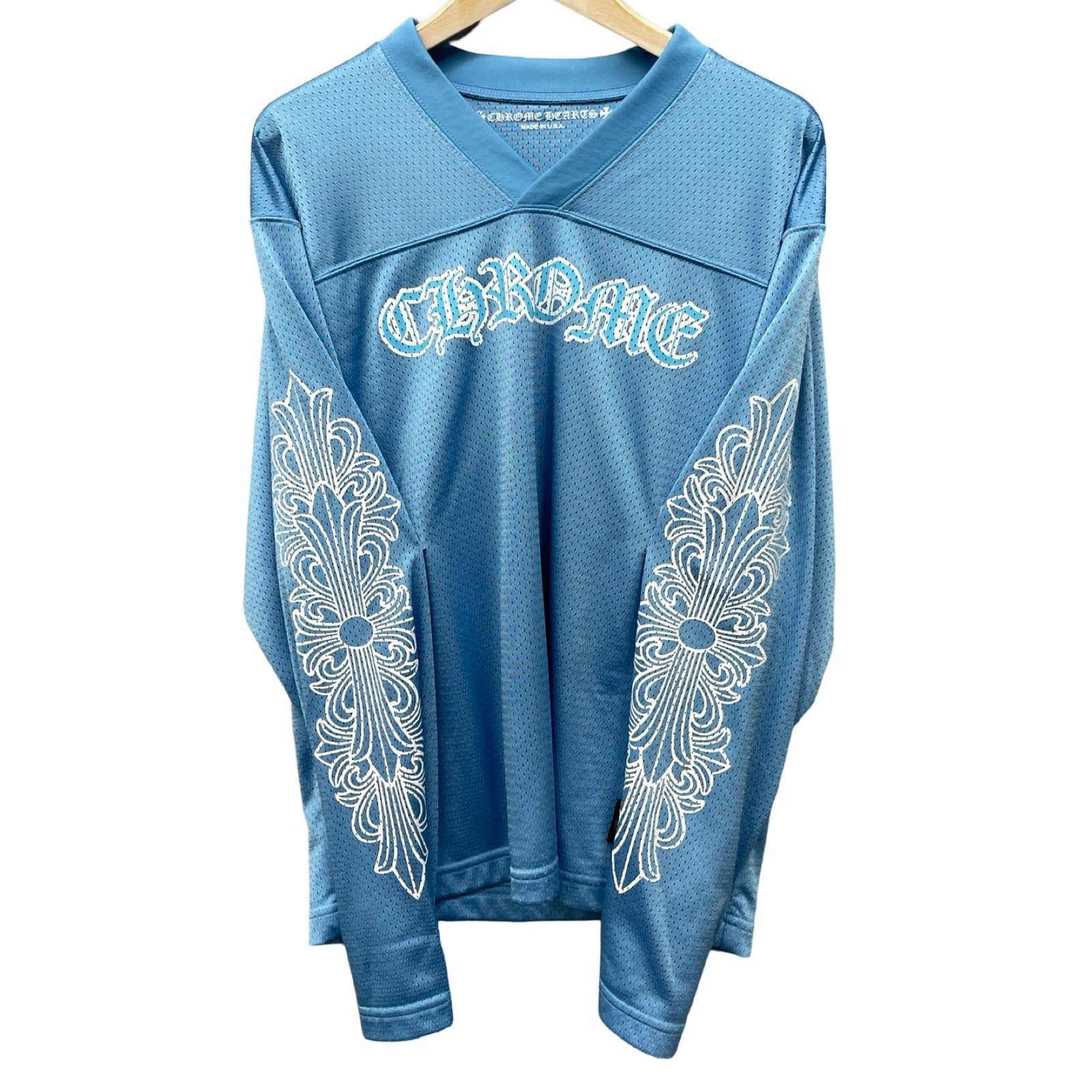 CHROME HEARTS Mesh Warm Up Jersey Size M