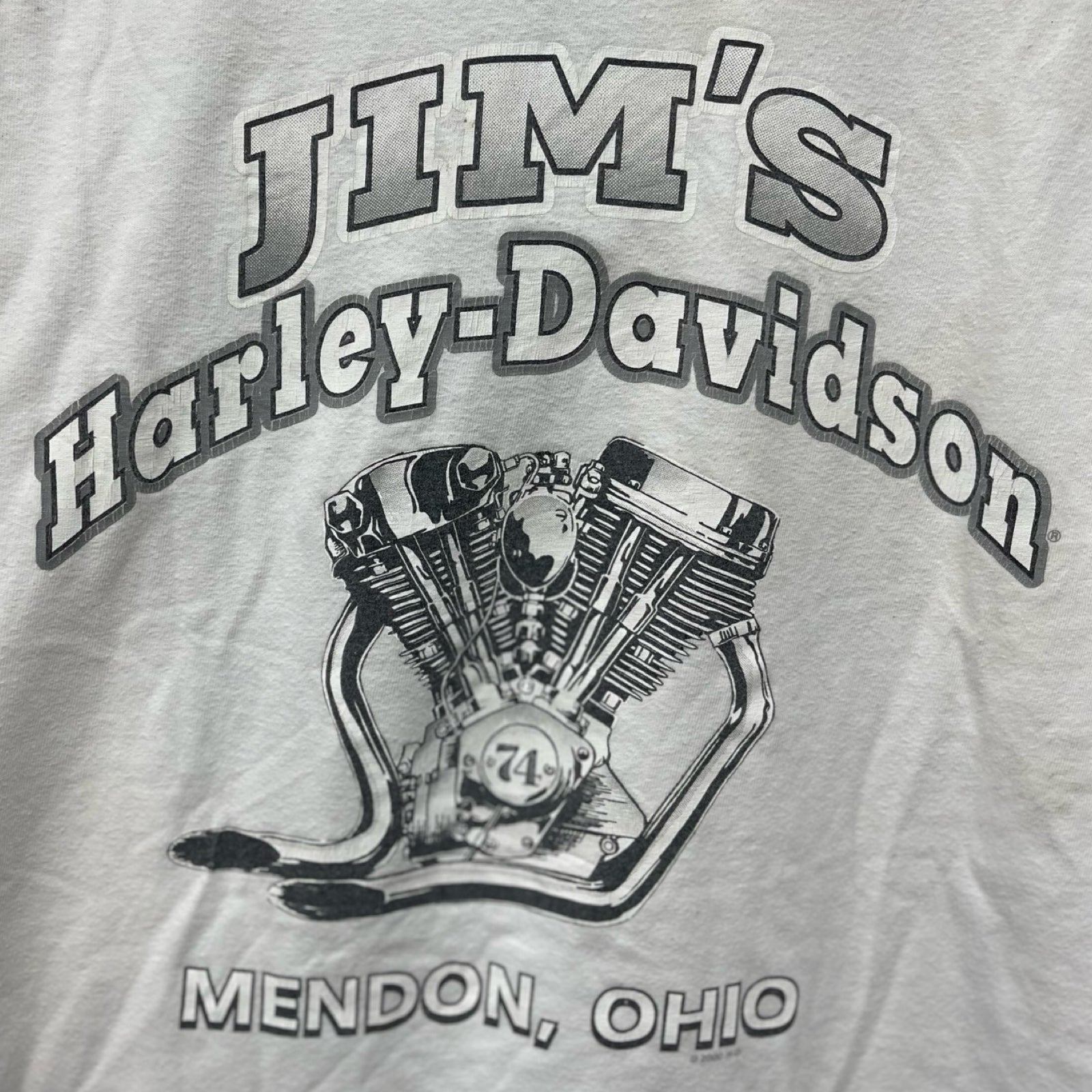 Vintage 00's Harley-Davidson "JIM'S" 2000 L/S Tee Size L
