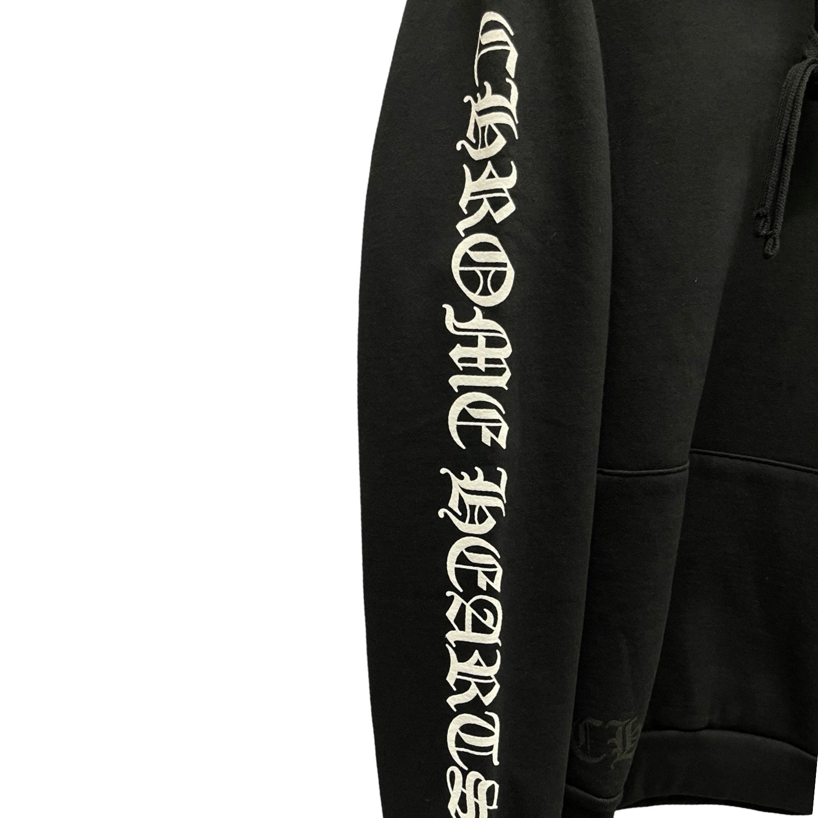 CHROME HEARTS Scroll Logo Label Pullover Hoodie Size L