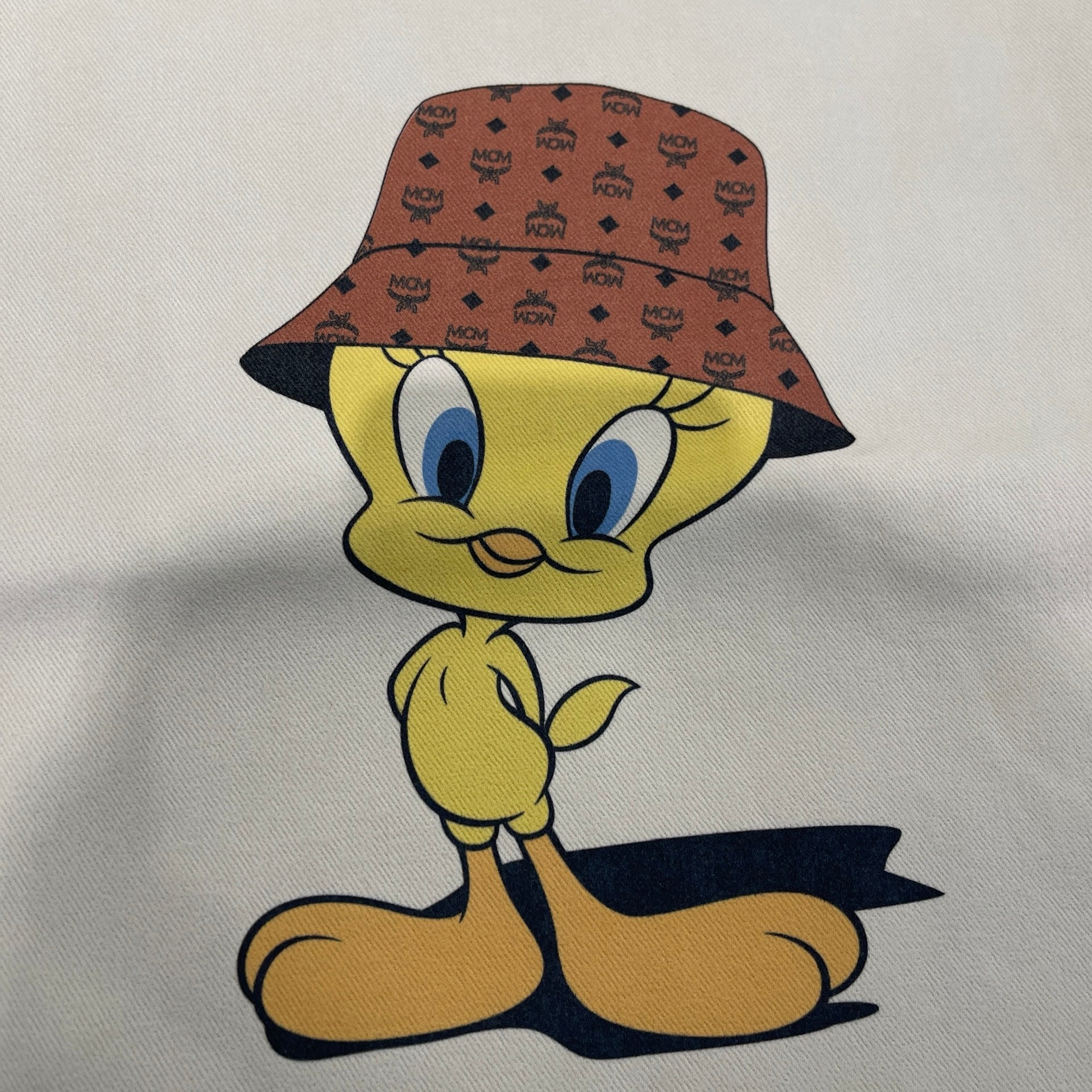 MCM × Looney Tunes 2022AW Tweety Canvas Tote Bag エムシーエム×ルーニー・テューンズ トゥイ―ティー キャンバストートバッグ