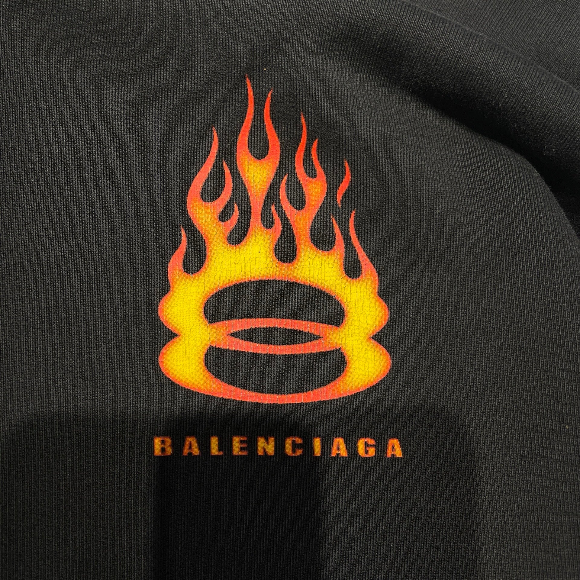BALENCIAGA 2024SS Burning Unity Zip Up Hoodie 770939 TQVW9 Size S バレンシアガ バーニング ユニティ ジップアップフーディー サイズS