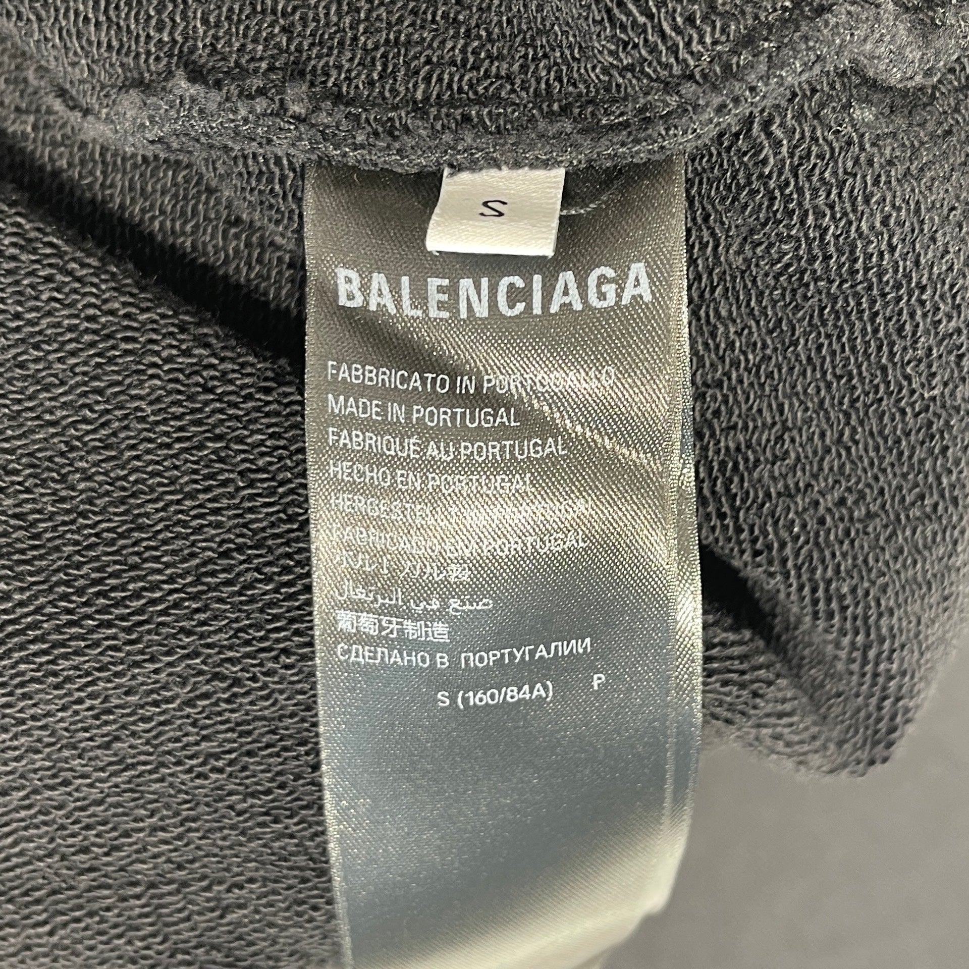 BALENCIAGA 2024SS Burning Unity Zip Up Hoodie 770939 TQVW9 Size S