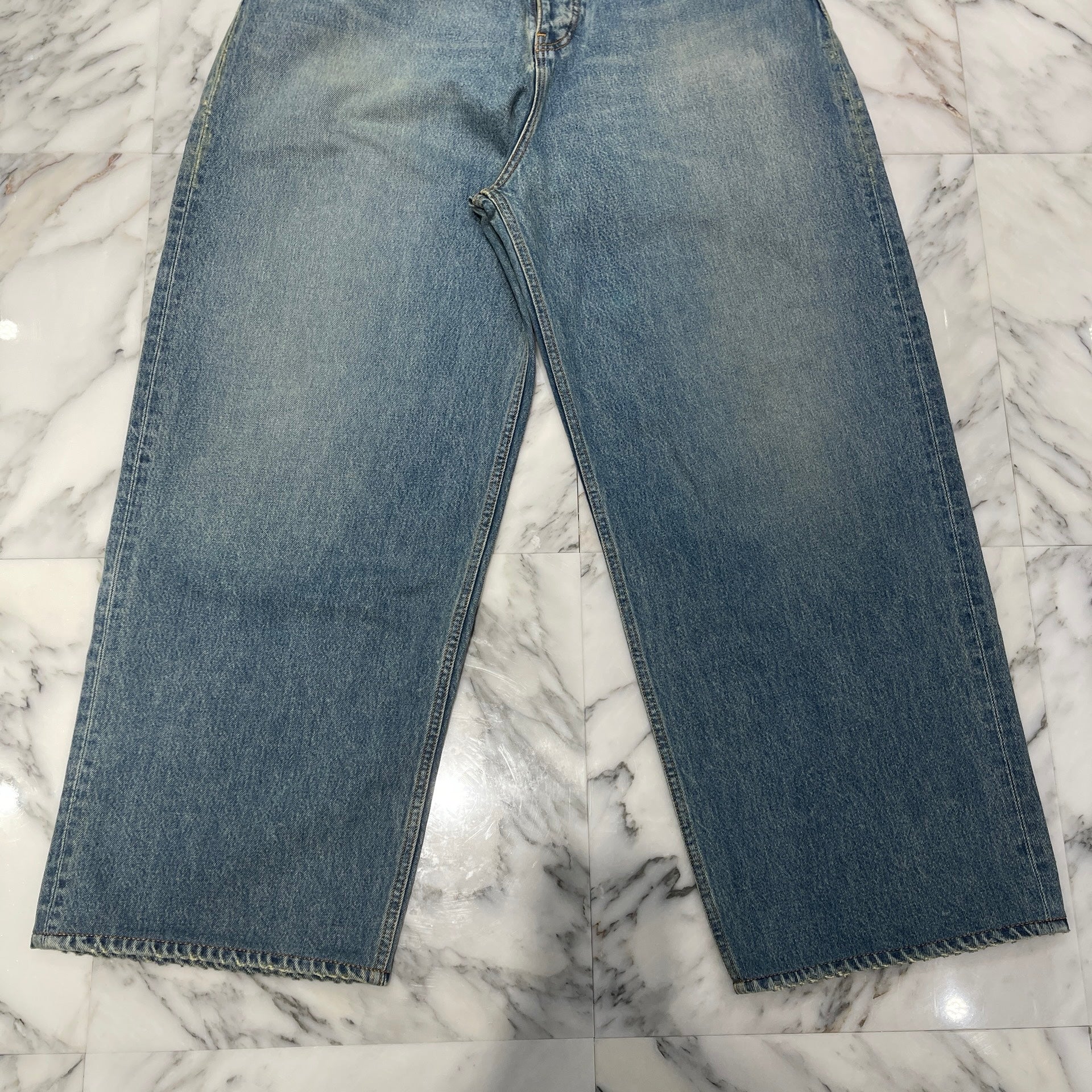 BALENCIAGA 2022AW Large Baggy Denim Pants 719341 TNW014 Size XS