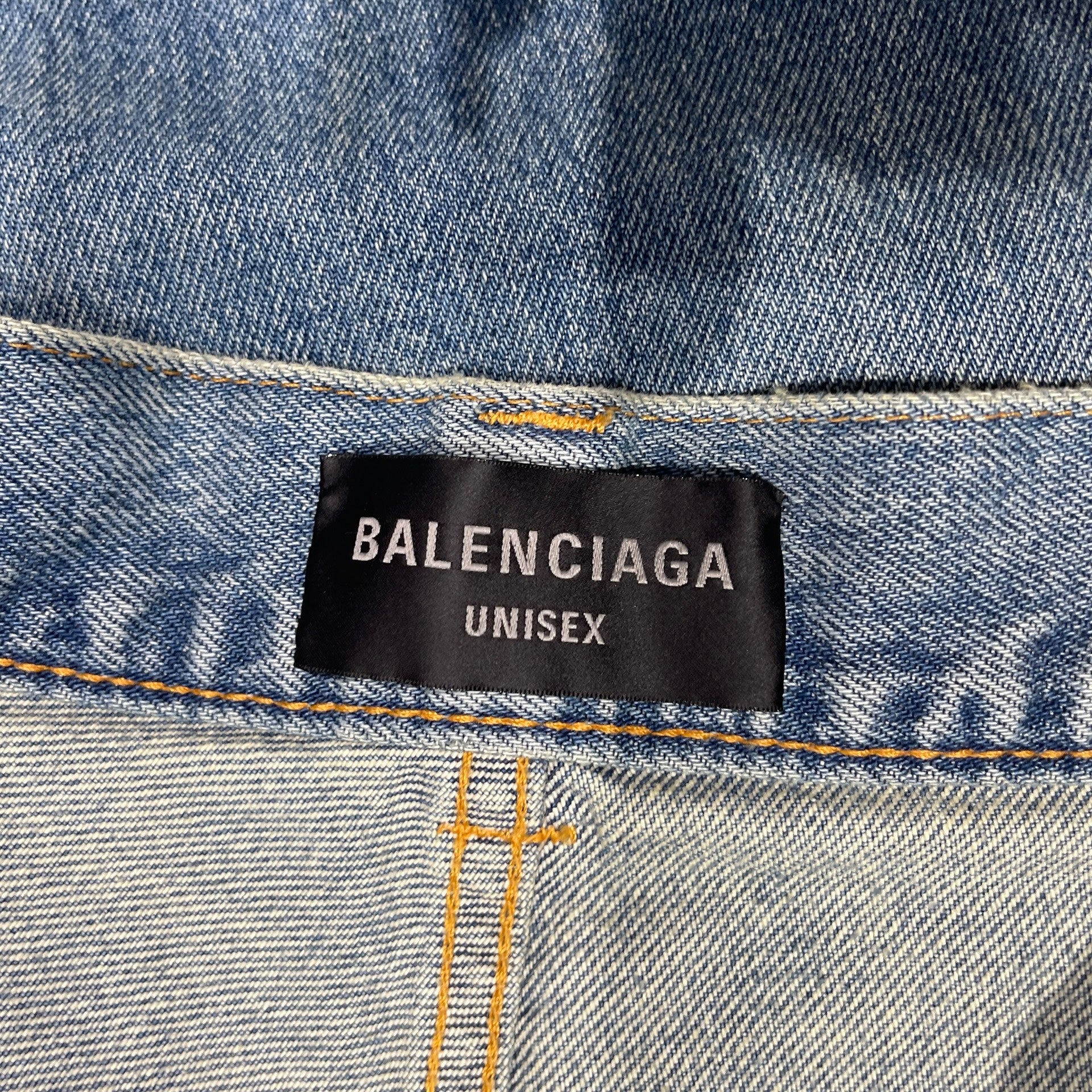 BALENCIAGA 2022AW Large Baggy Denim Pants 719341 TNW014 Size XS