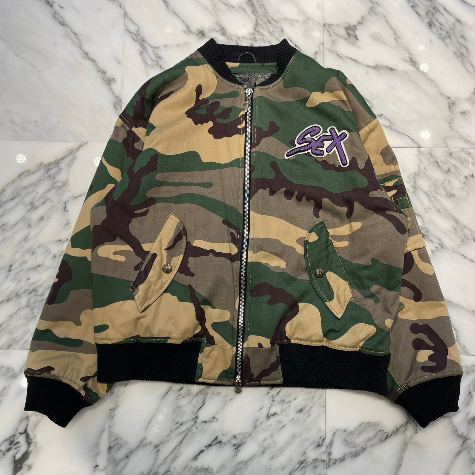 CHROME HEARTS×MATTY BOY Sex Record Bomber Jacket Size M