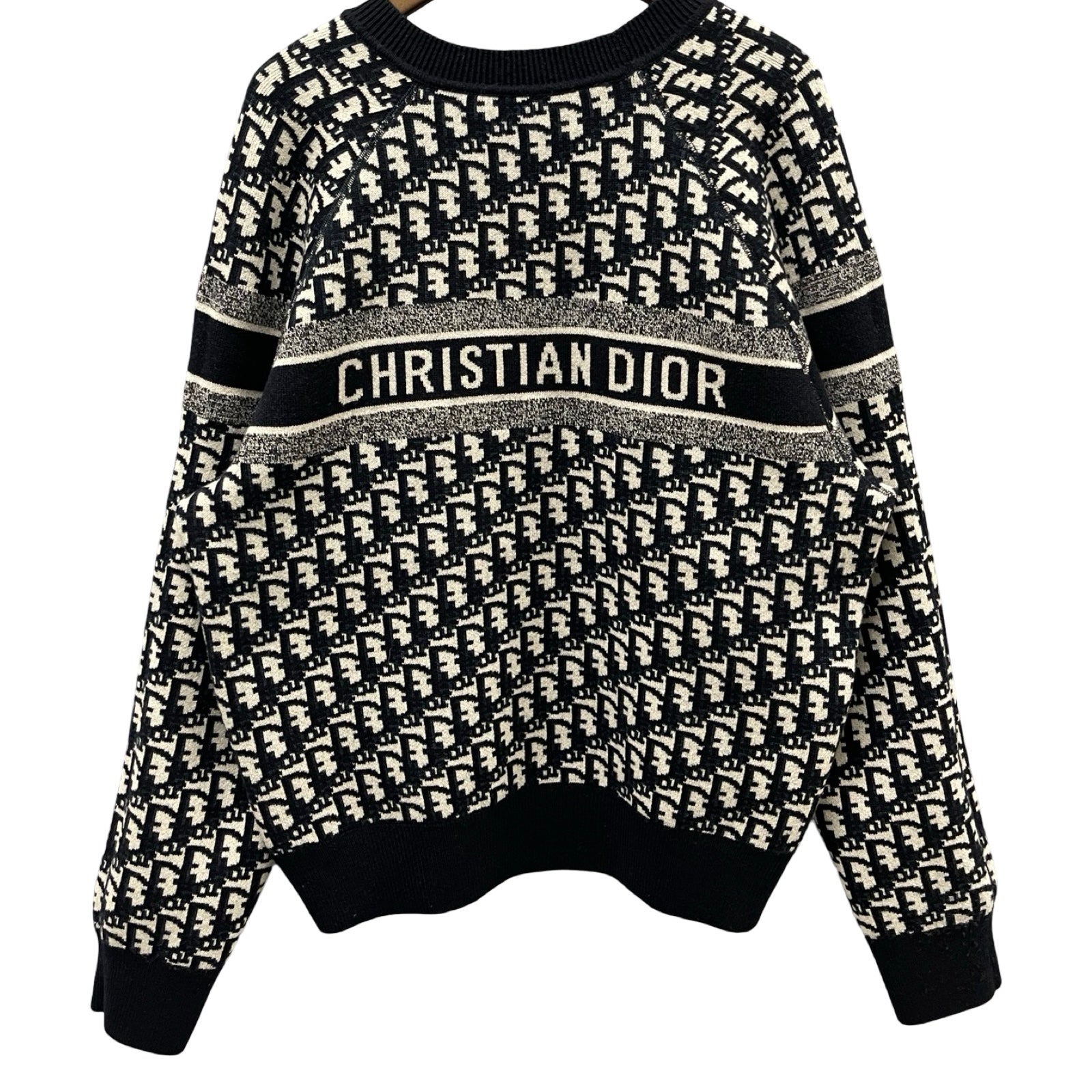 DIOR 2022AW Christian Dior Oblique Reversible Cashmere Sweater 054S55AM055