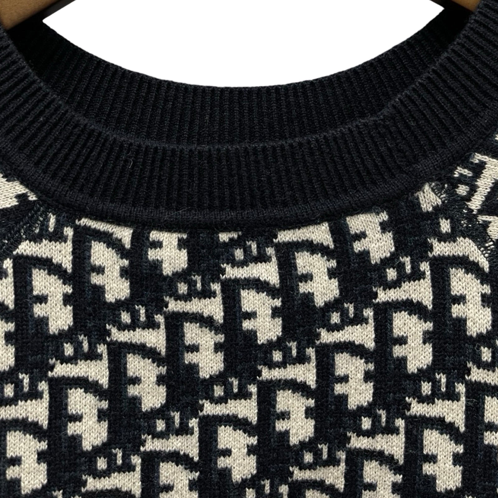 DIOR 2022AW Christian Dior Oblique Reversible Cashmere Sweater 054S55AM055