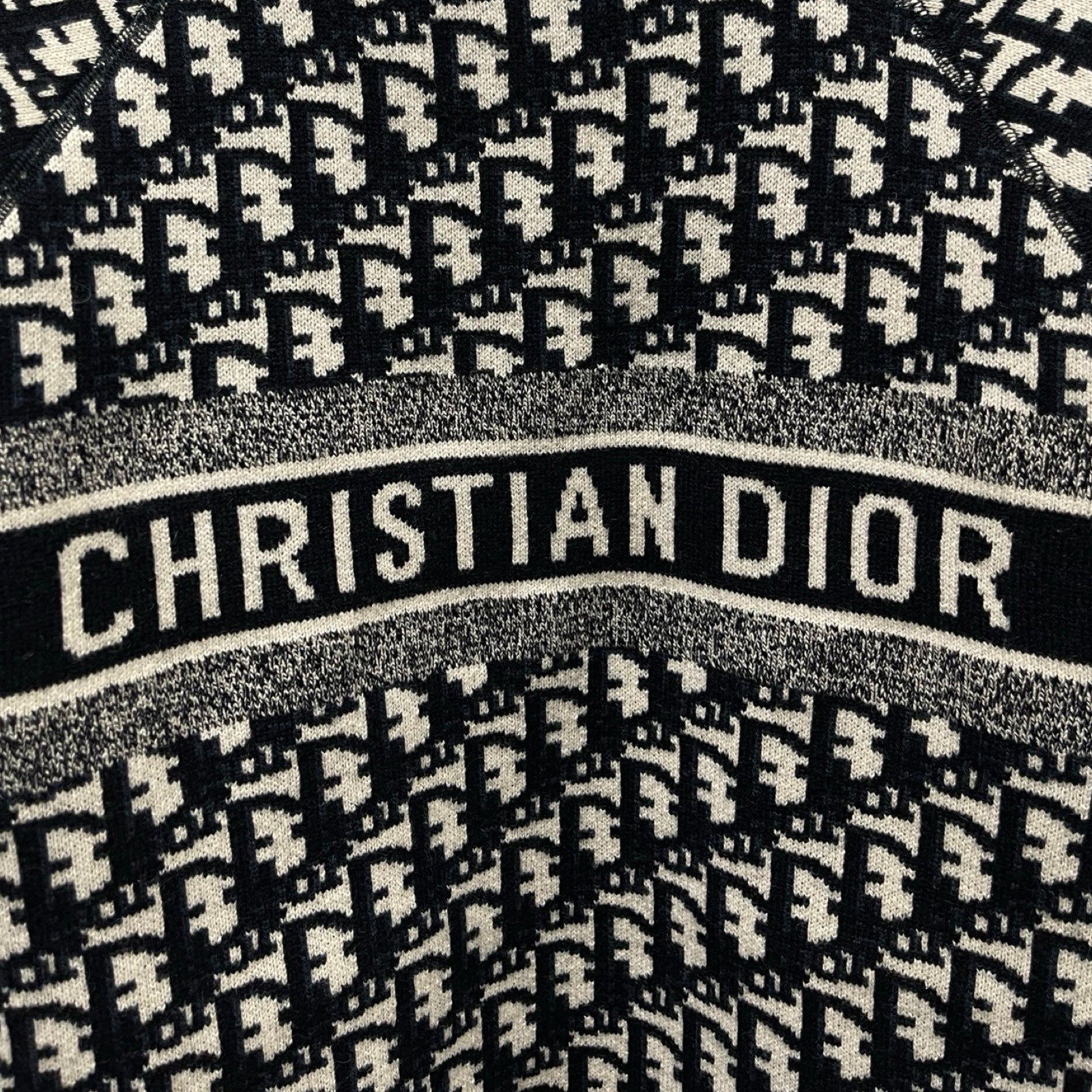 DIOR 2022AW Christian Dior Oblique Reversible Cashmere Sweater 054S55AM055