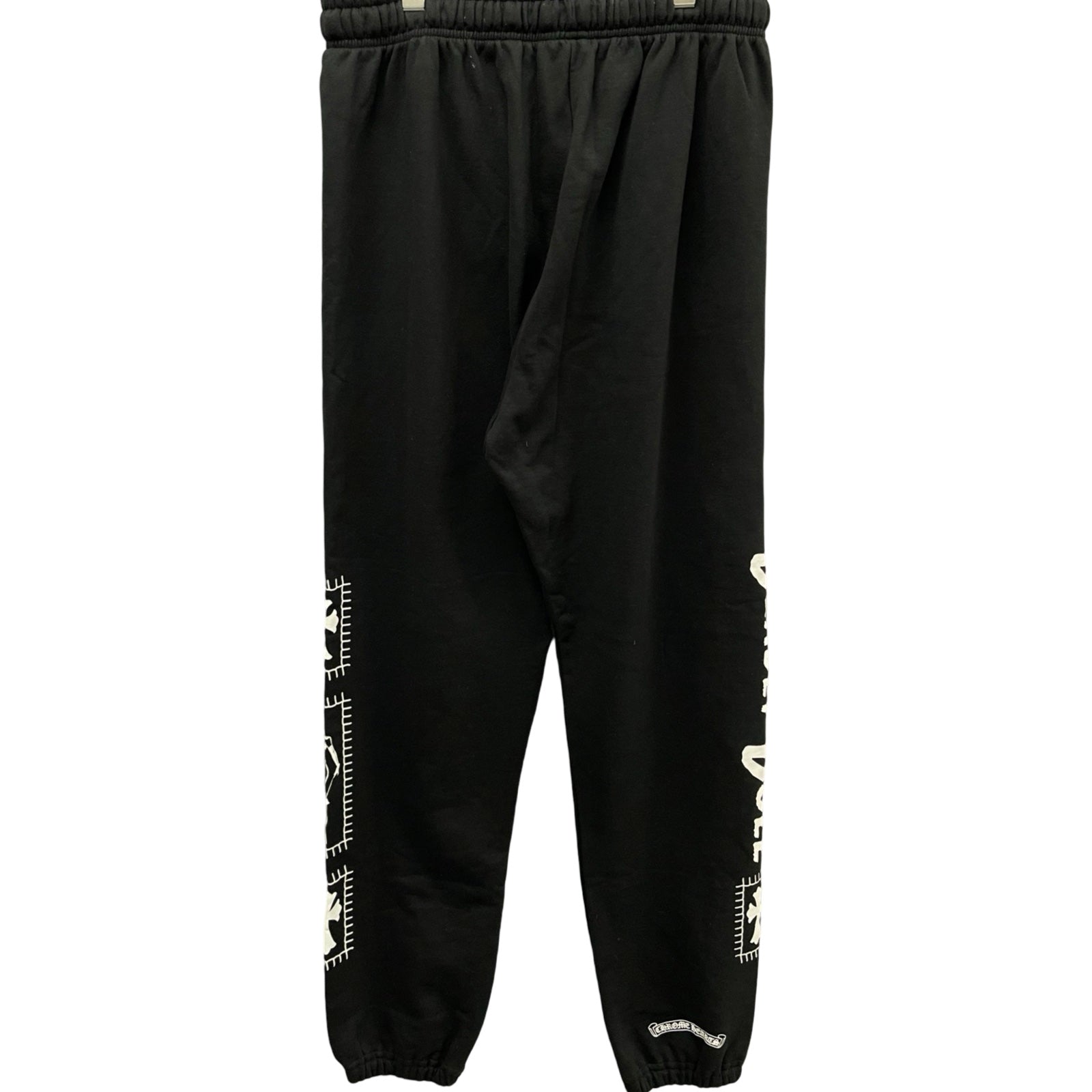 CHROME HEARTS × Deadly Doll Horseshoe Logo Sweat Long Pants Size XXL