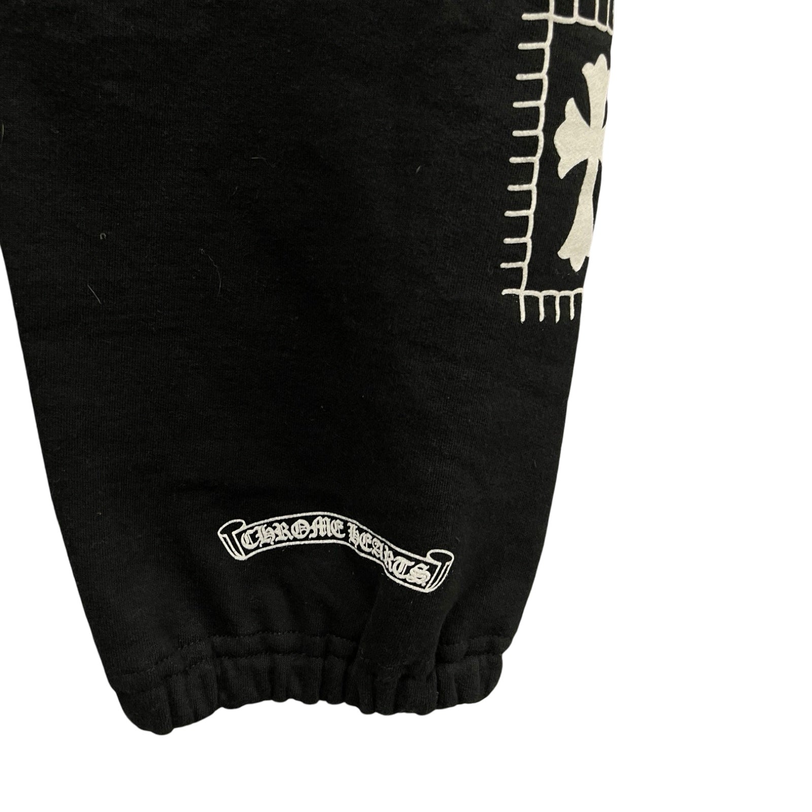 CHROME HEARTS × Deadly Doll Horseshoe Logo Sweat Long Pants Size XXL