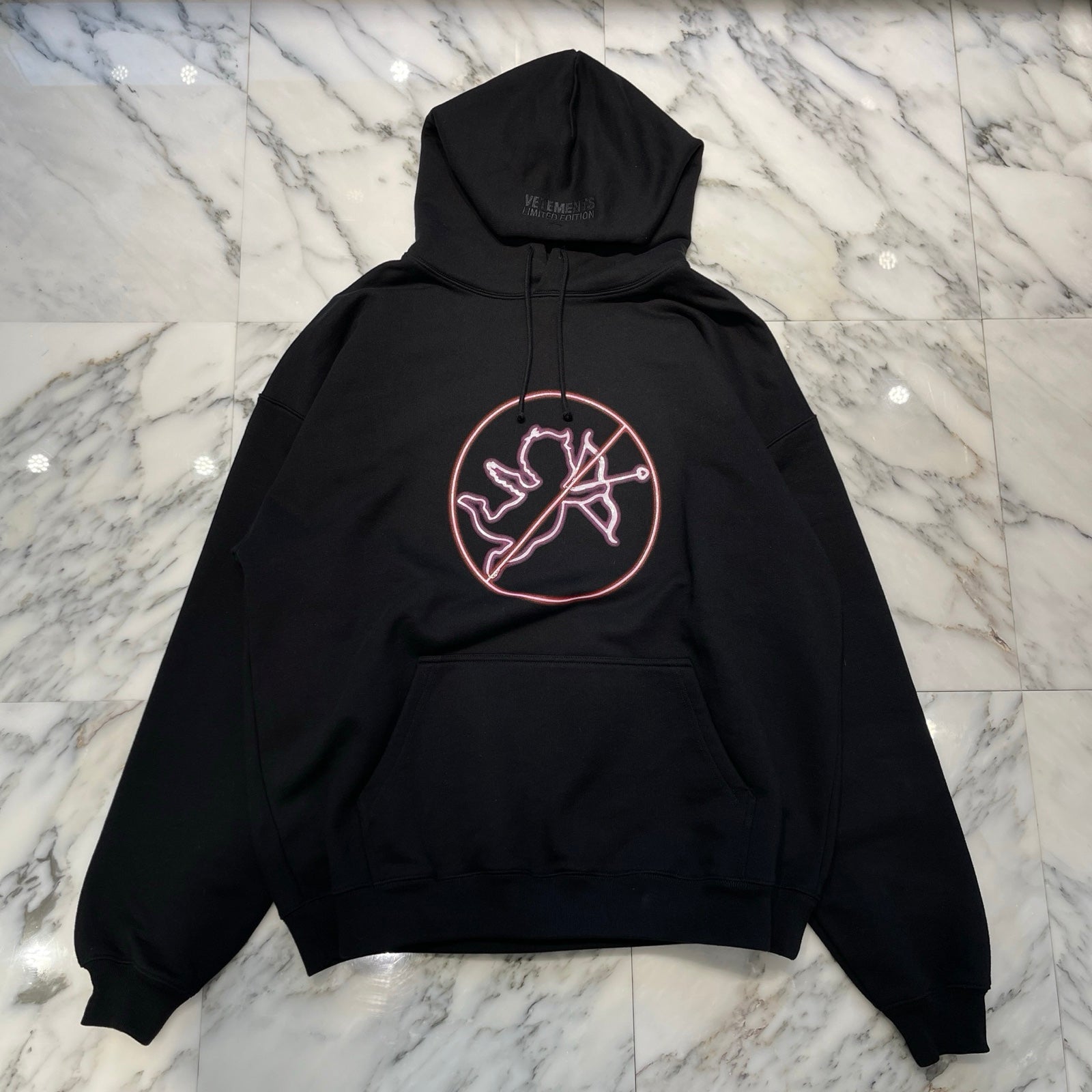 VETEMENTS 2021AW This Is No Time For Romance Hoodie UAH20TR683 Size XS ヴェトモン ディズイズノータイムフォーロマンス フーディー サイズXS