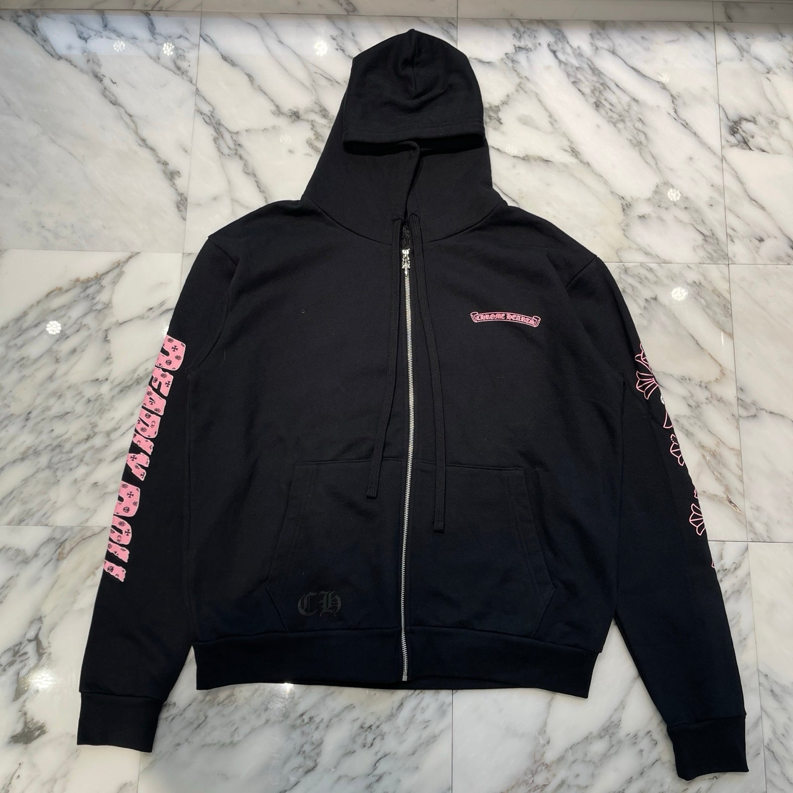 CHROME HEARTS × DEADLLY DOLL Zip Up Hoodie Size M クロムハーツ × デッドリードール ジップアップフーディ サイズM