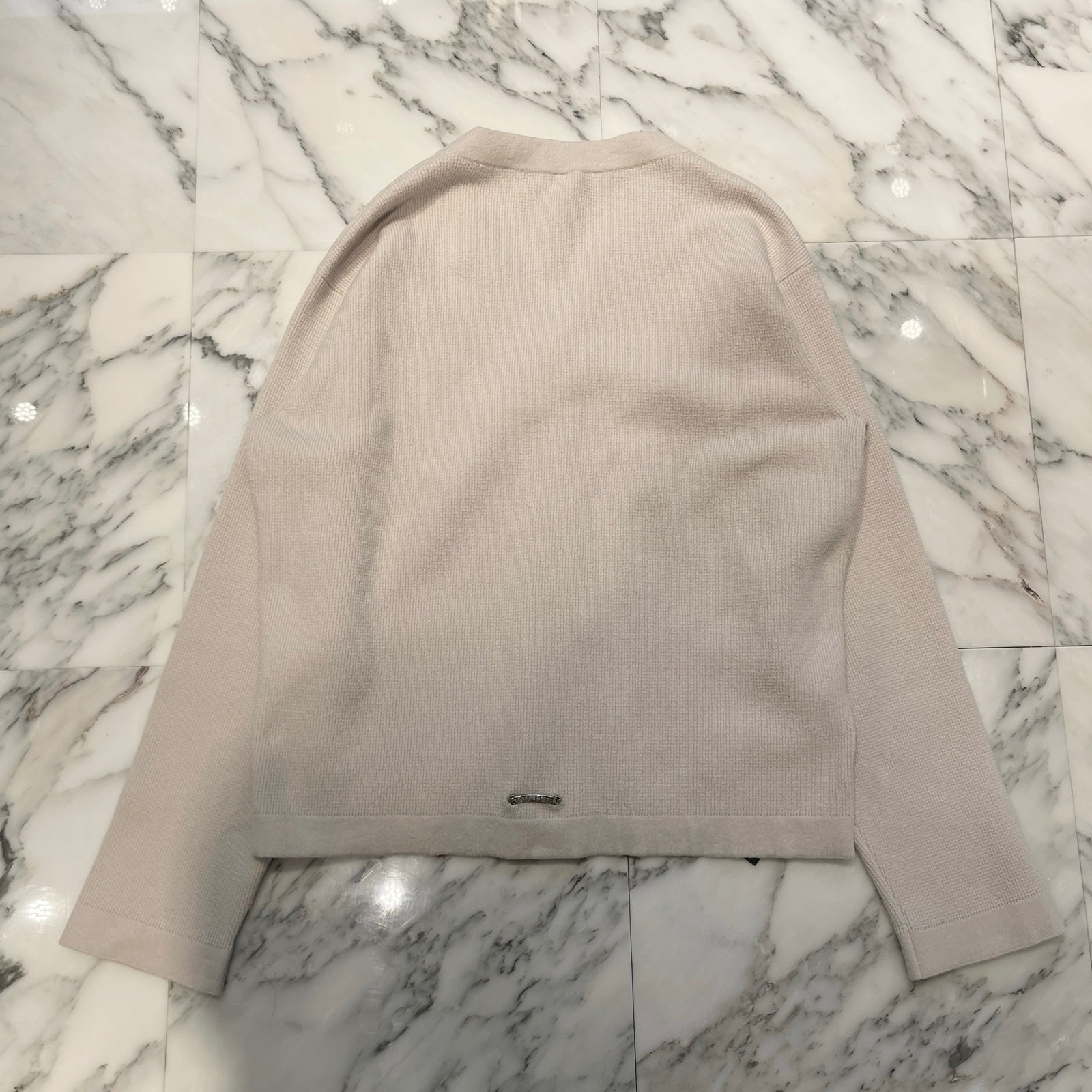 CHROME HEARTS YNOT Vine Dagger Embroidery Cashmere Knit Cardigan Size L クロムハーツ ワイノット ヴァインダガー ロゴ刺繍 カシミヤニットカーディガン サイズL