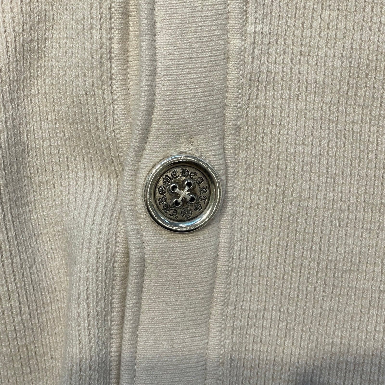 CHROME HEARTS YNOT Vine Dagger Embroidery Cashmere Knit Cardigan Size L クロムハーツ ワイノット ヴァインダガー ロゴ刺繍 カシミヤニットカーディガン サイズL