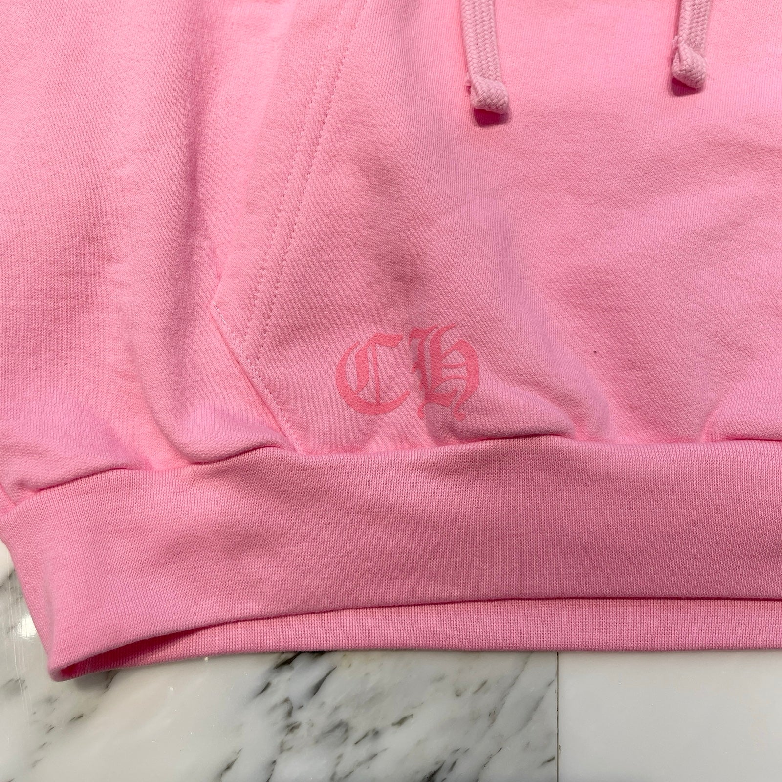 CHROME HEARTS NYC Limited Floral Cross Horseshoe Pullover Hoodie Size L クロムハーツ ニューヨーク限定 フローラルクロス ホースシュー プルオーバーフーディー サイズL