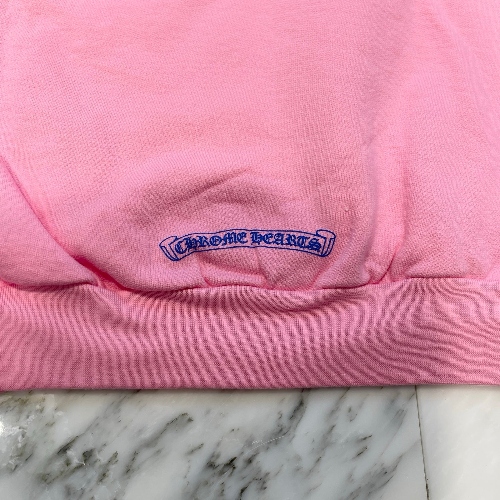 CHROME HEARTS NYC Limited Floral Cross Horseshoe Pullover Hoodie Size L クロムハーツ ニューヨーク限定 フローラルクロス ホースシュー プルオーバーフーディー サイズL