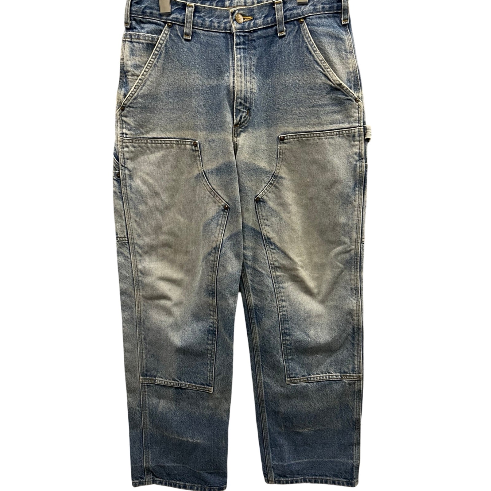 Carhartt Double Knee Denim Painter Pants Size 32×32