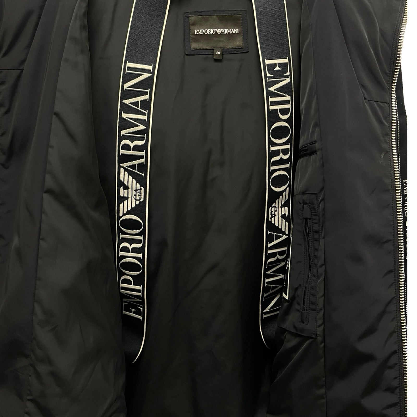 EMPORIO ARMANI 2020AW Polyester Hooded Jacket 6H1BL0 1NYFZ Size50