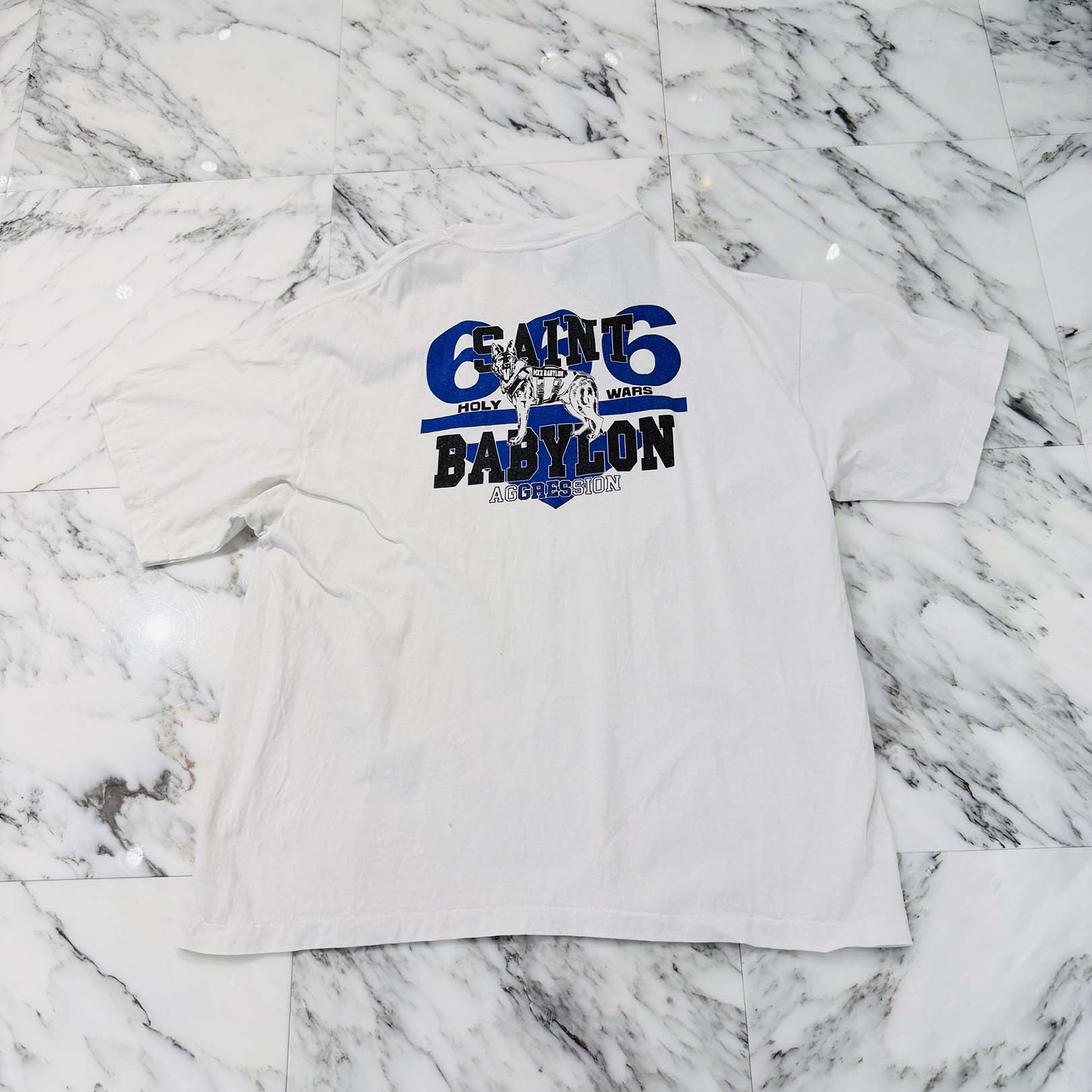 SAINT Mxxxxxx × Babylon 2025AW " SAINT BABYLON " Tee SM-HR1-0000-C48 Size XXL セントマイケル × バビロン " セントバビロン " Tシャツ サイズXXL
