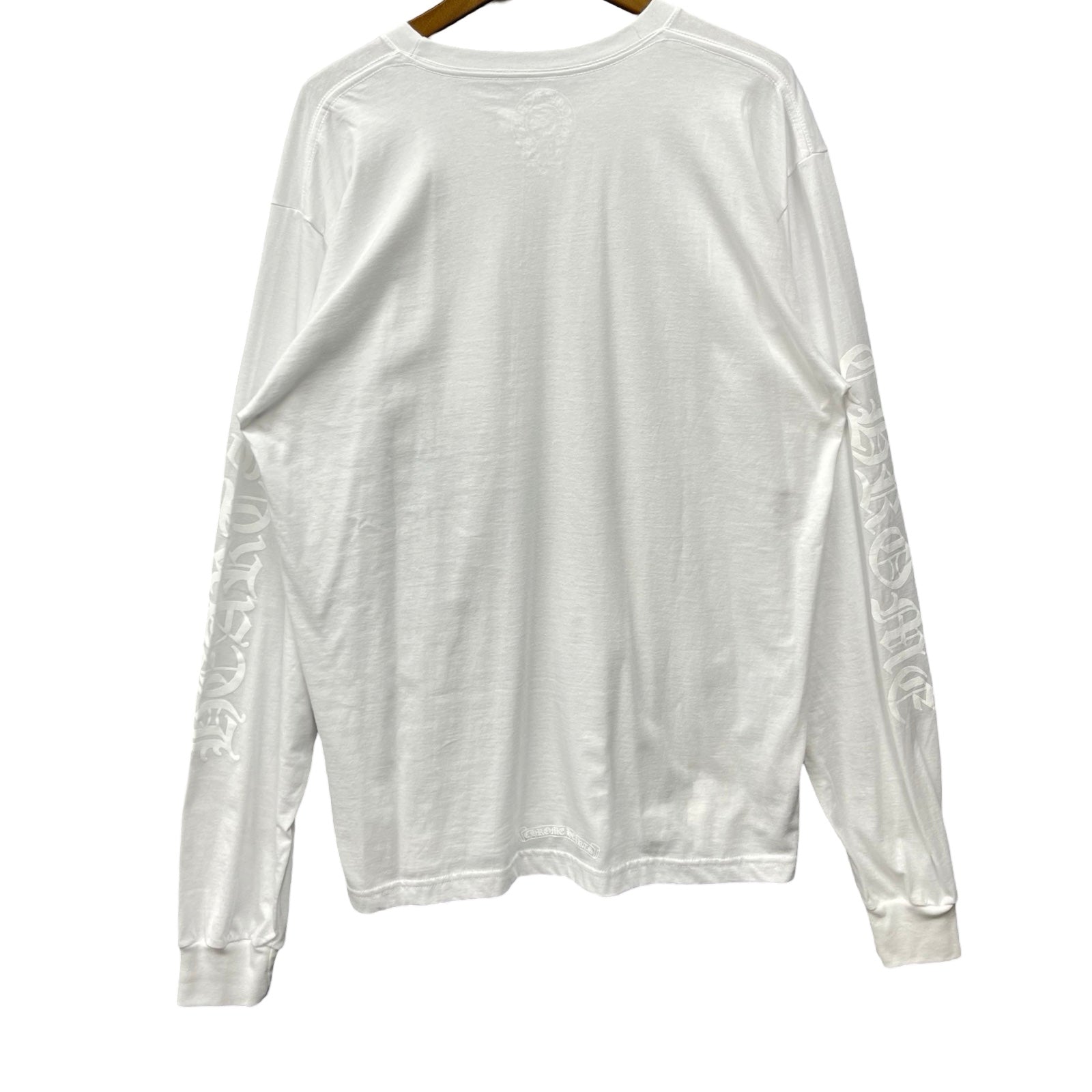 CHROME HEARTS Neck Logo Long Sleeve Tee Size XL