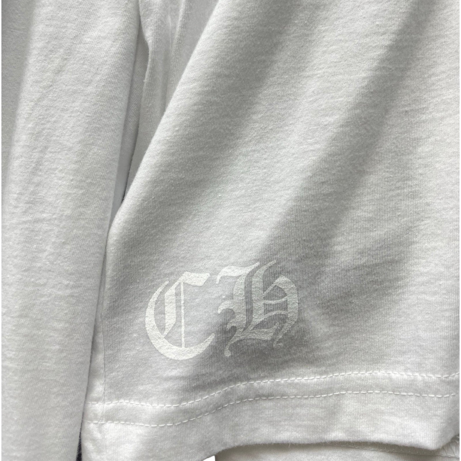 CHROME HEARTS Neck Logo Long Sleeve Tee Size XL