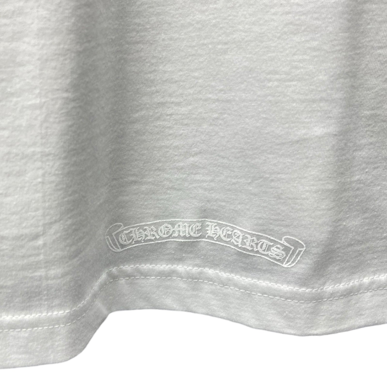 CHROME HEARTS Neck Logo Long Sleeve Tee Size XL