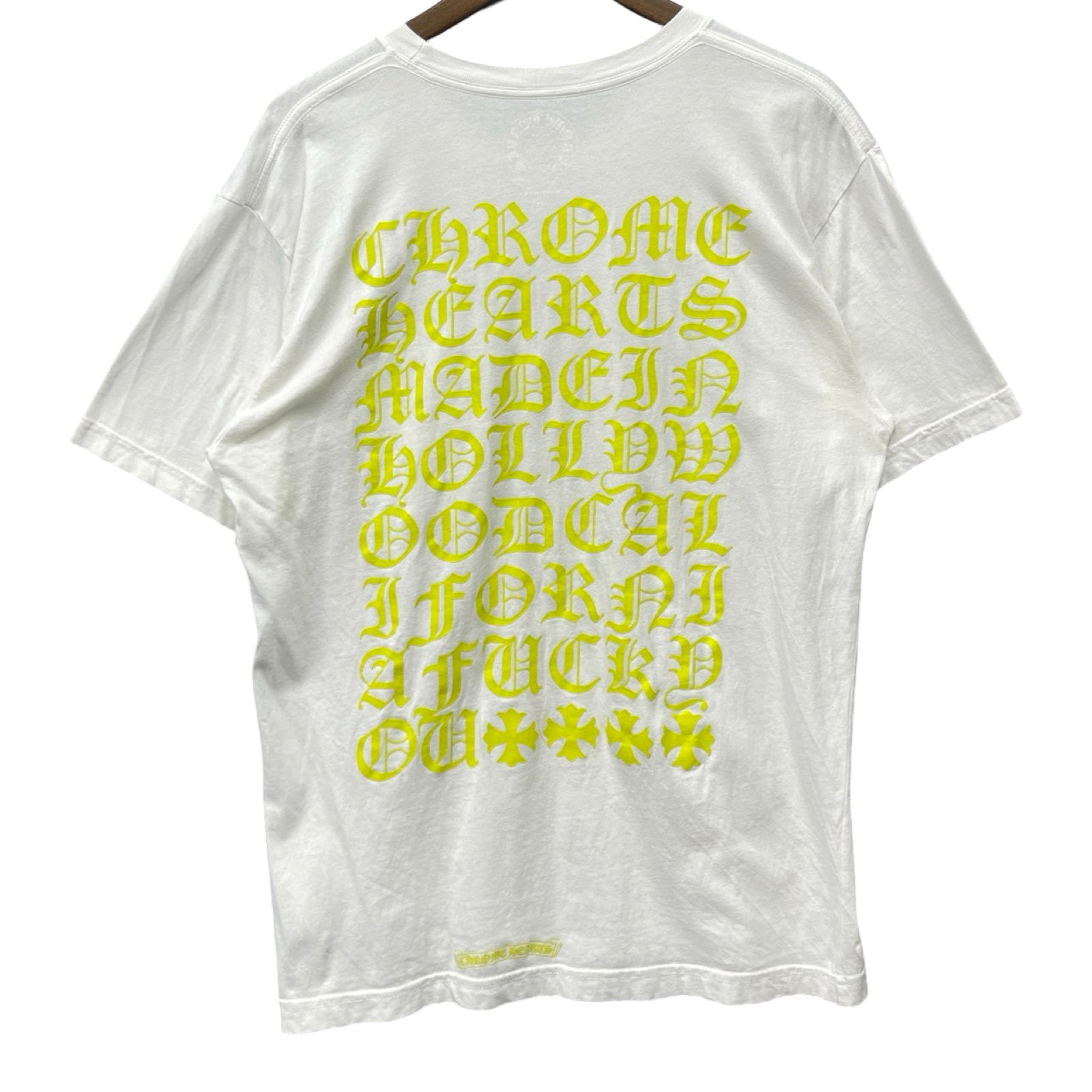 CHROME HEARTS Made In Hollywood Vertical Logo Tee Size L