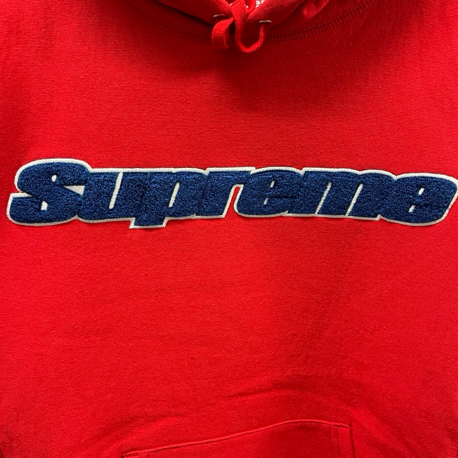 Supreme 2019SS Chenille Hooded Sweat Shirt Size M