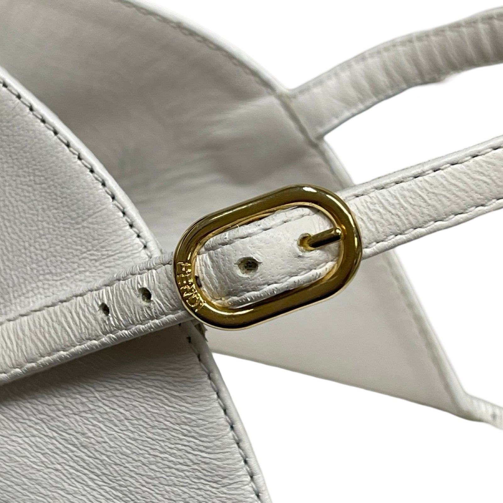 FENDI Rohm Espadrille Platform Sandals Size 36