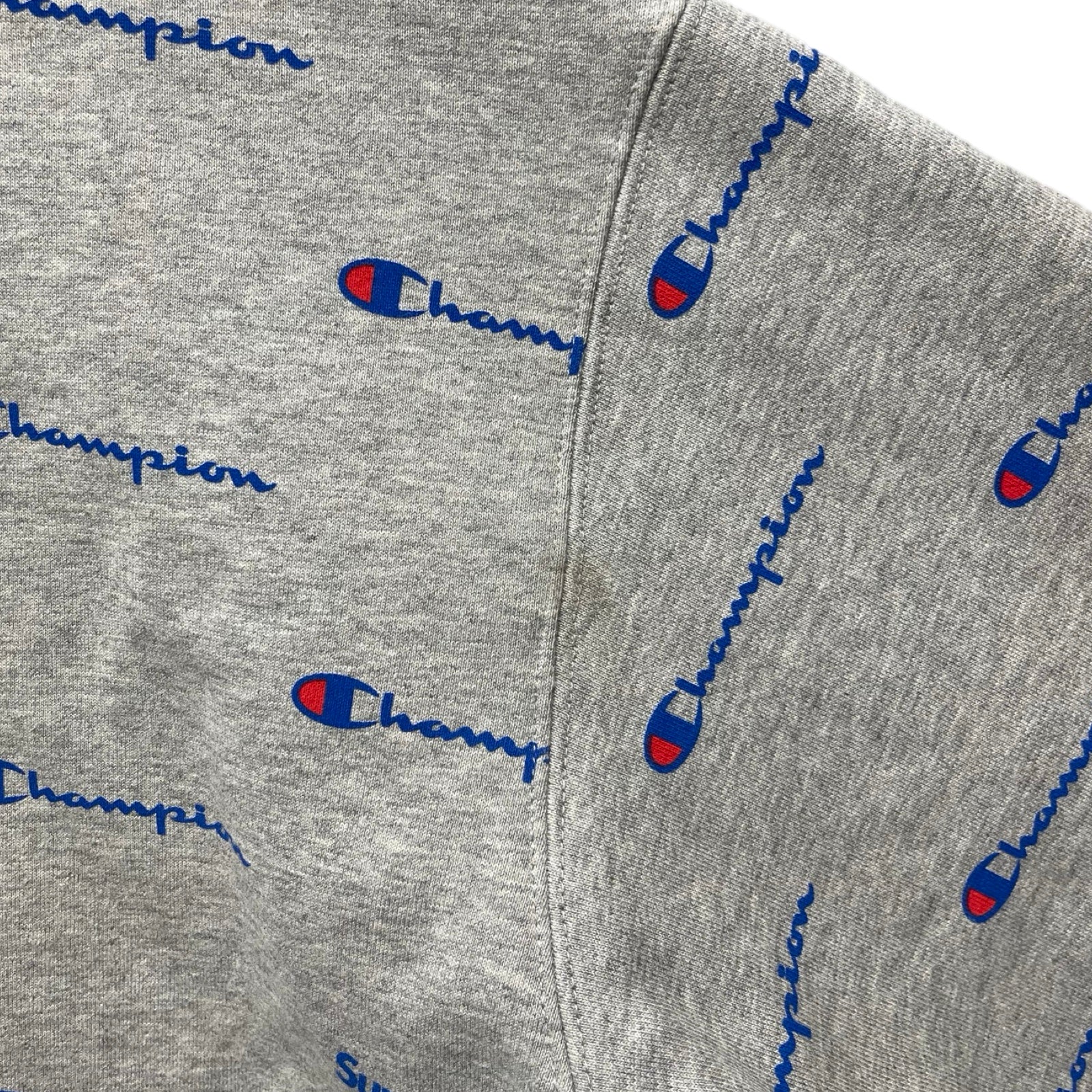 Supreme×Champion 2013AW Script Crewneck Swettshirt S7779 646 Size L